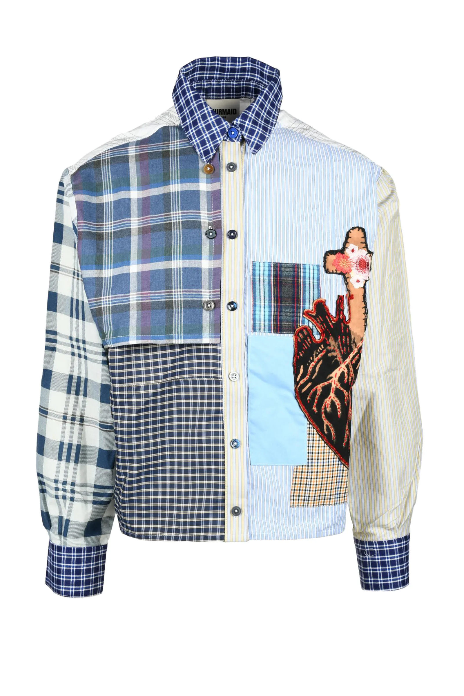 Camicia Patchwork Multicolore