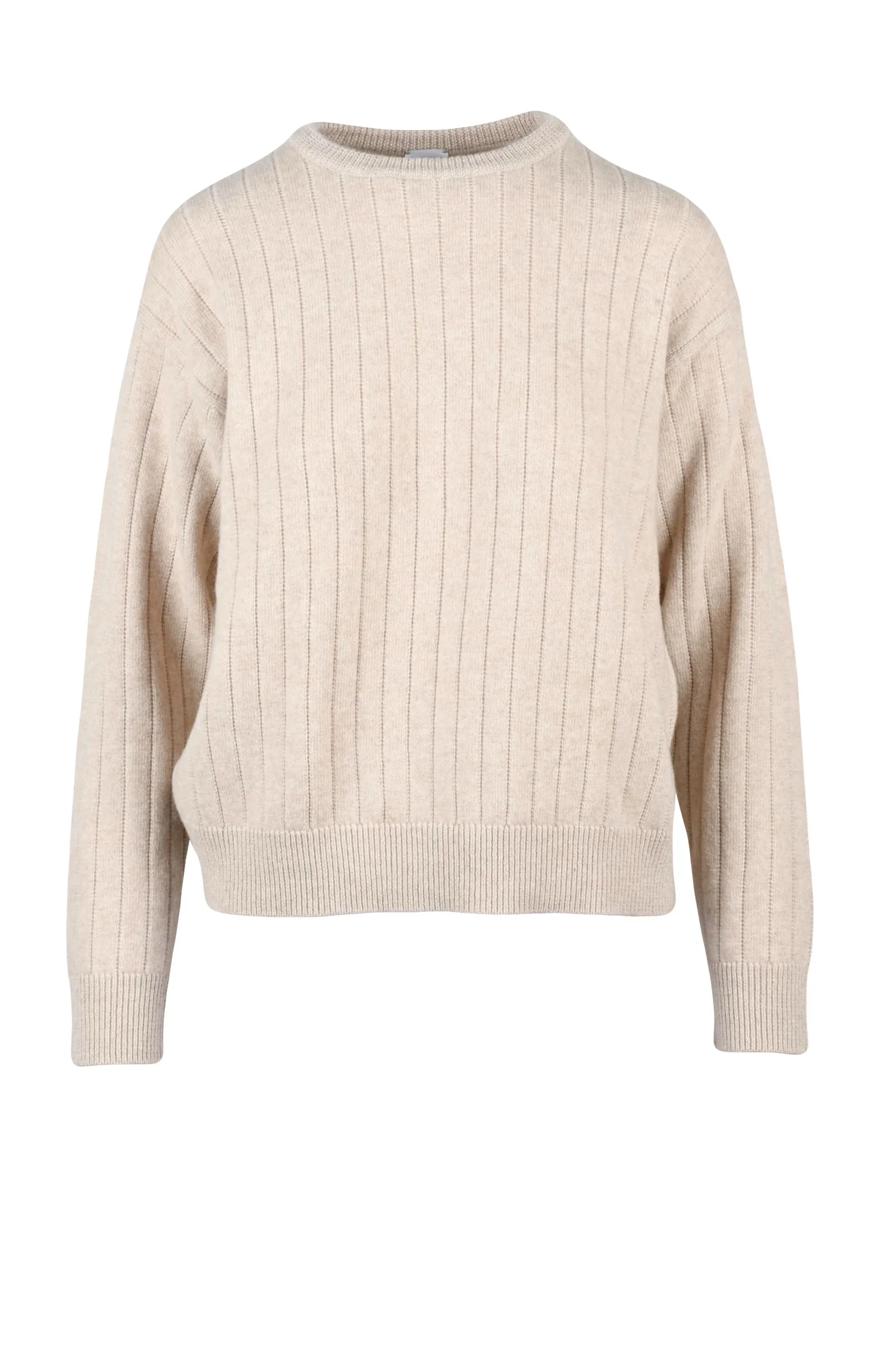 Pullover Girocollo Beige