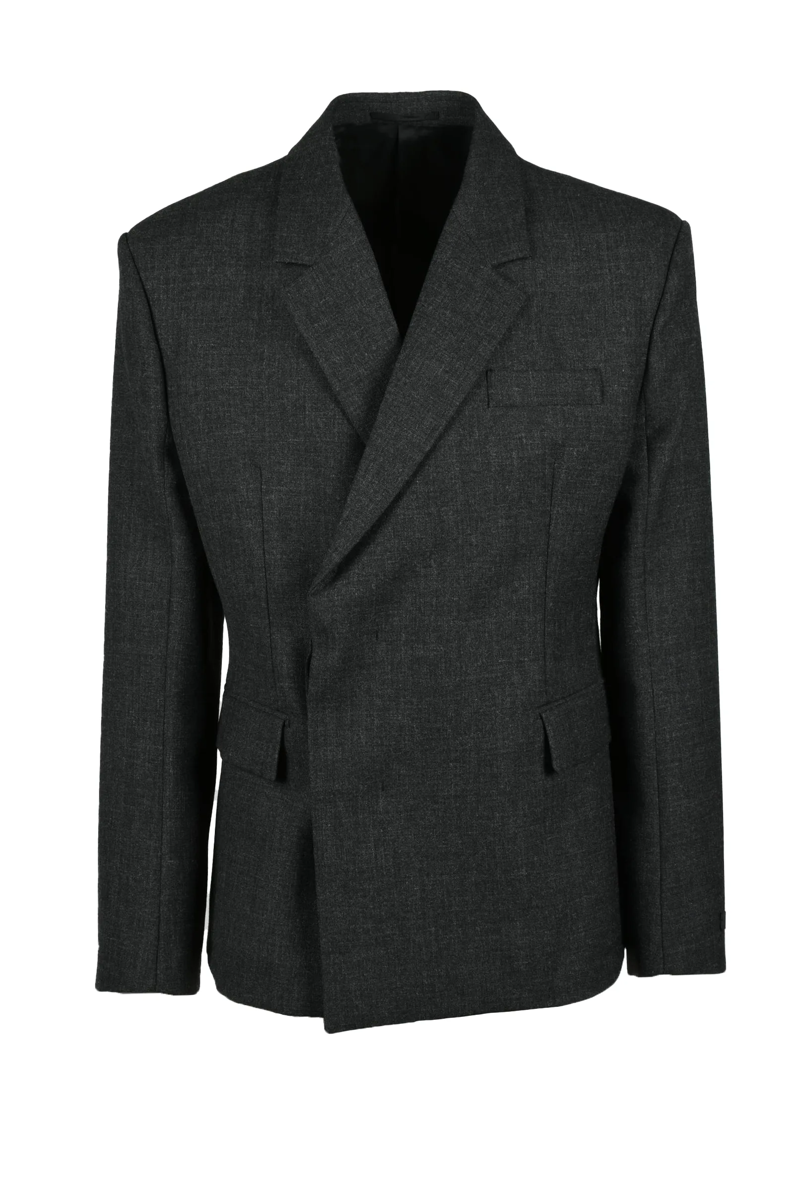 Giacca in Lana Grigio