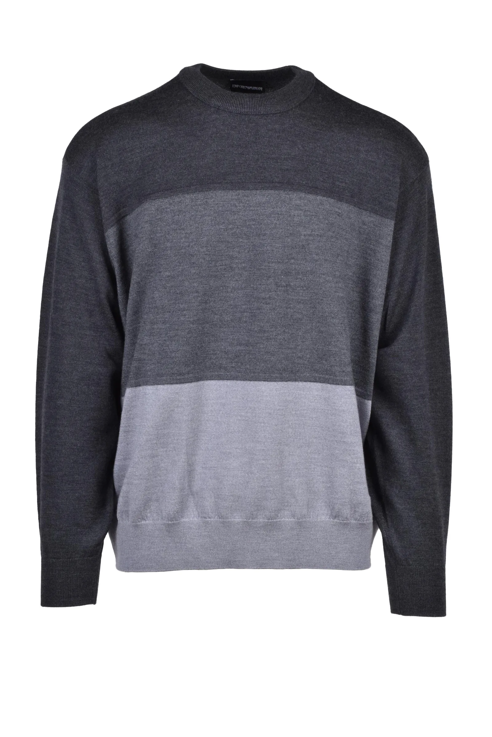 Maglia Pullover Girocollo Grigio