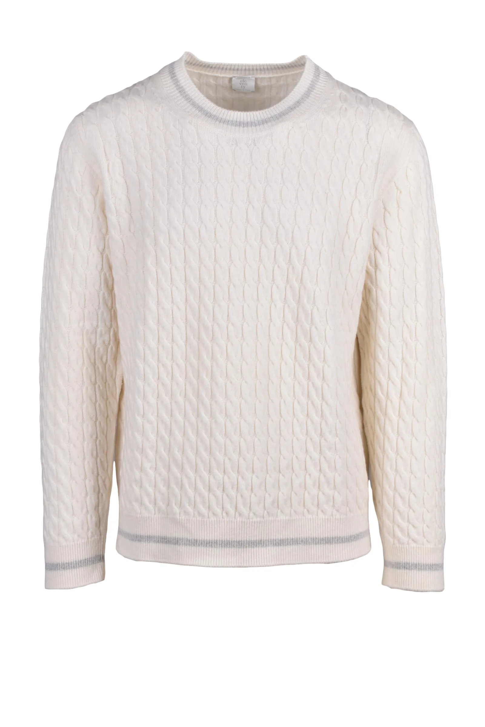 Pullover Girocollo Bianco