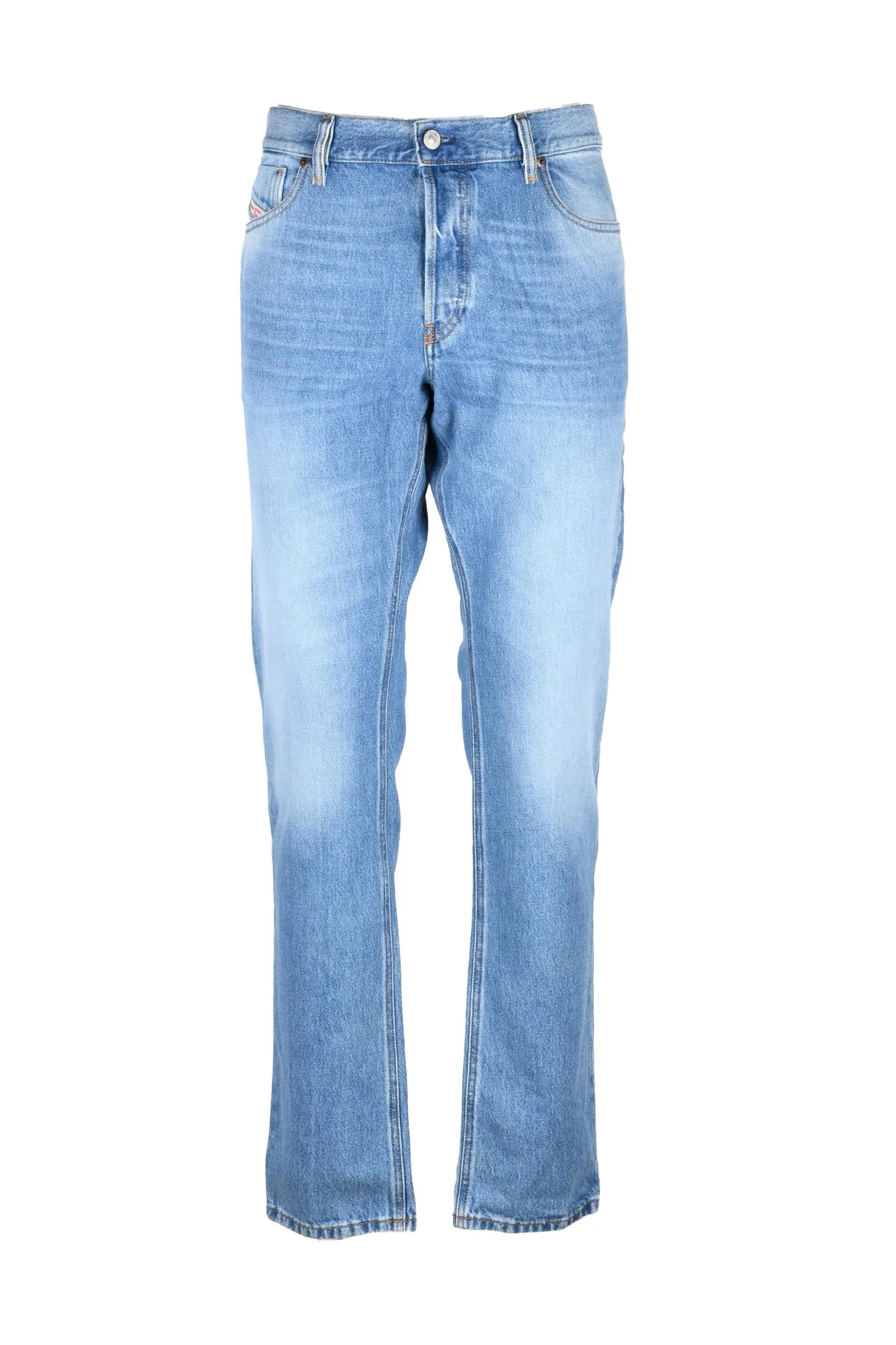 Jeans Slim Straight Azzurro