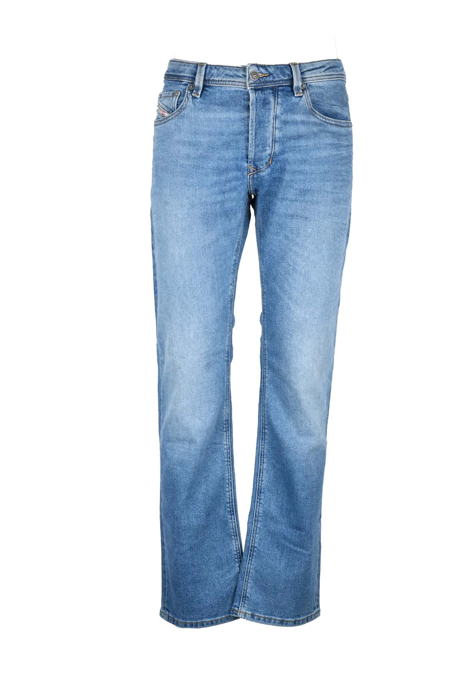 Jeans Straight Leg Blu