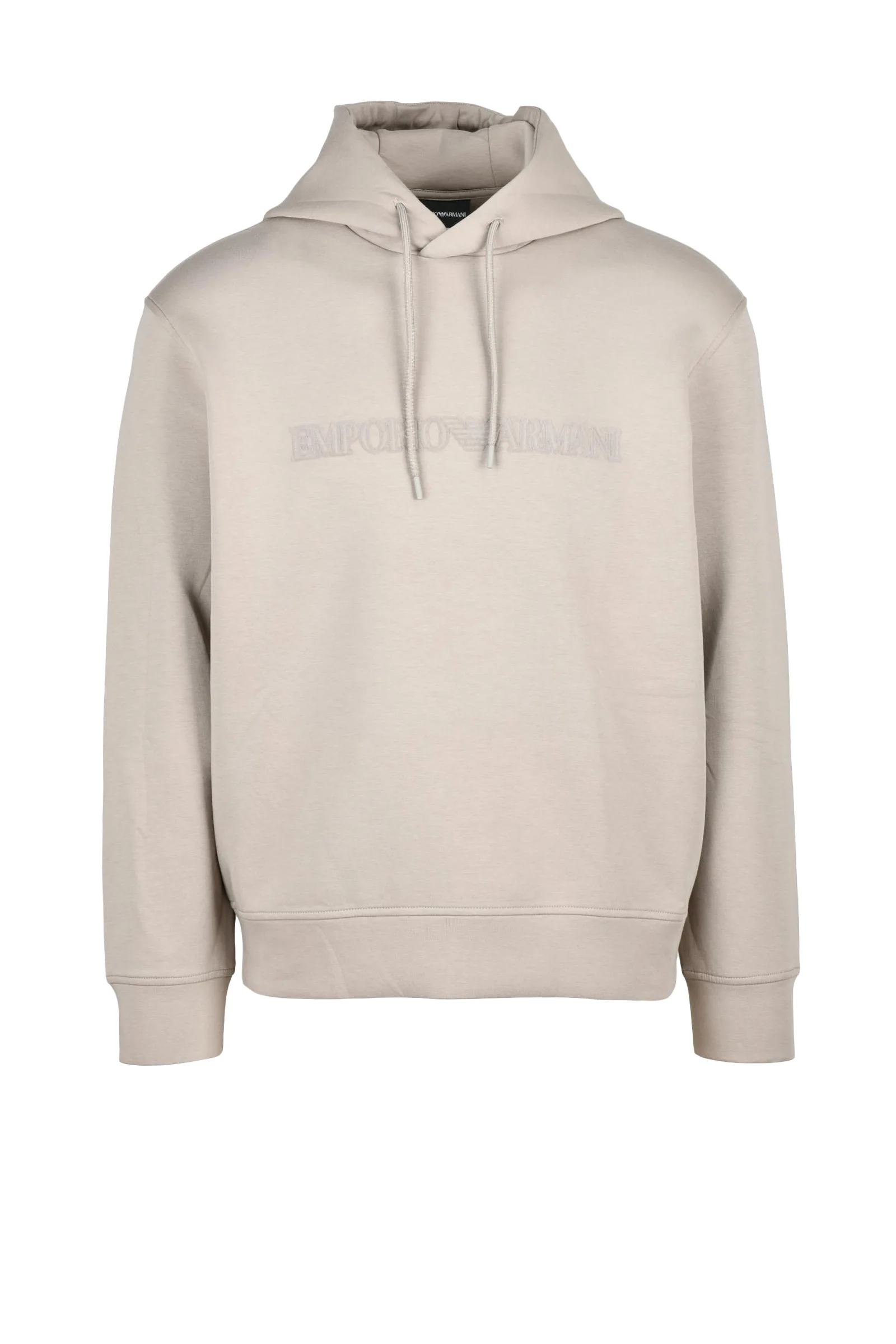 Felpa Effetto Neoprene Beige