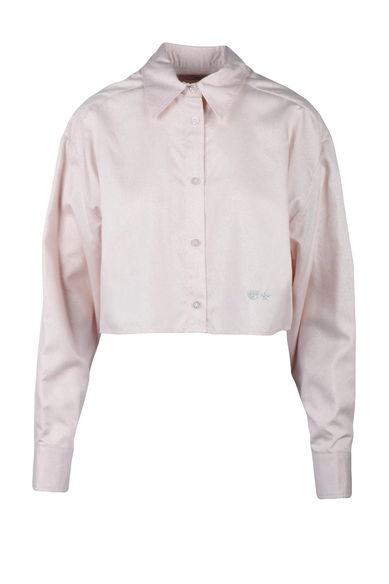 Camicia Corta Lamè Rosa