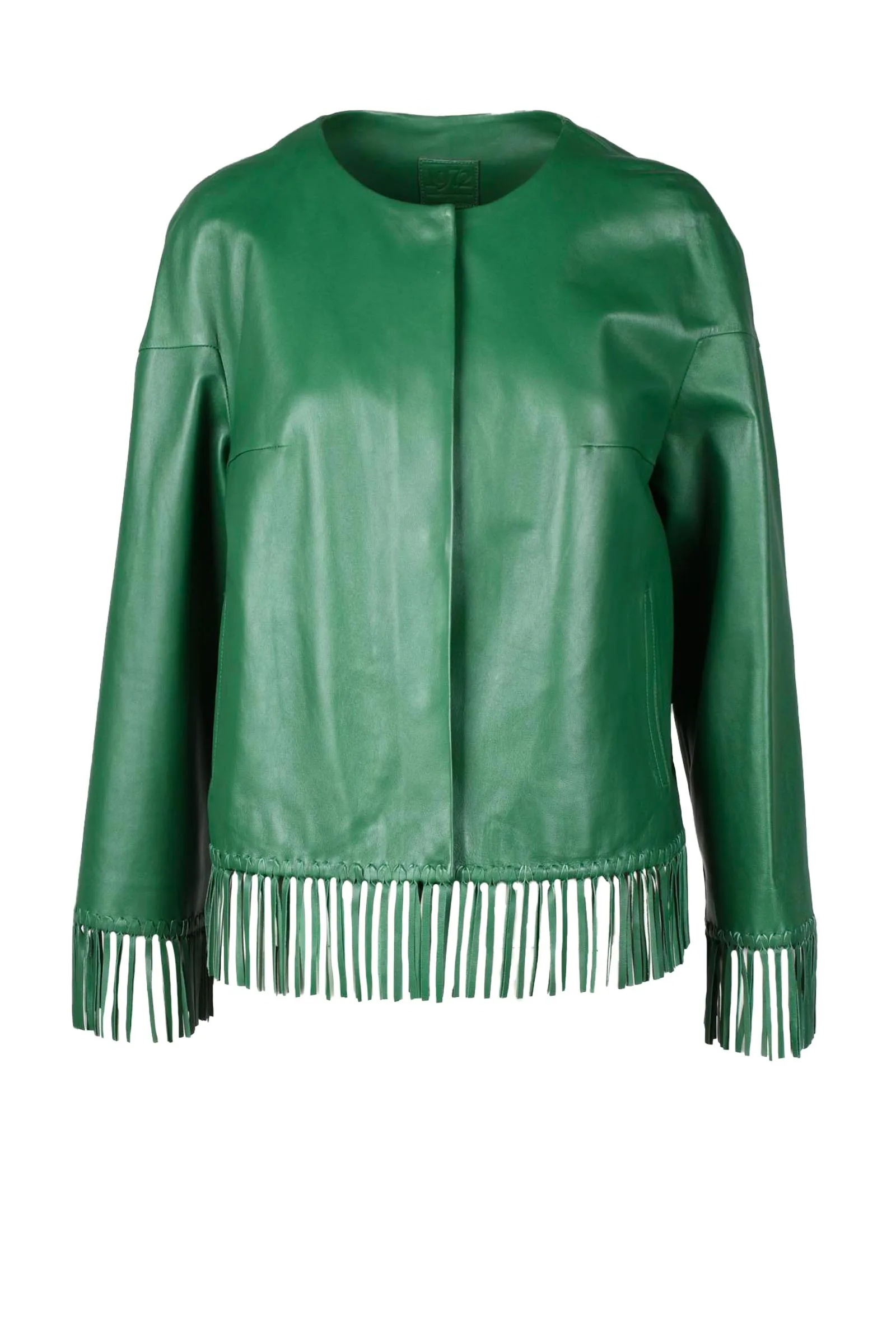Giacca in Pelle Verde