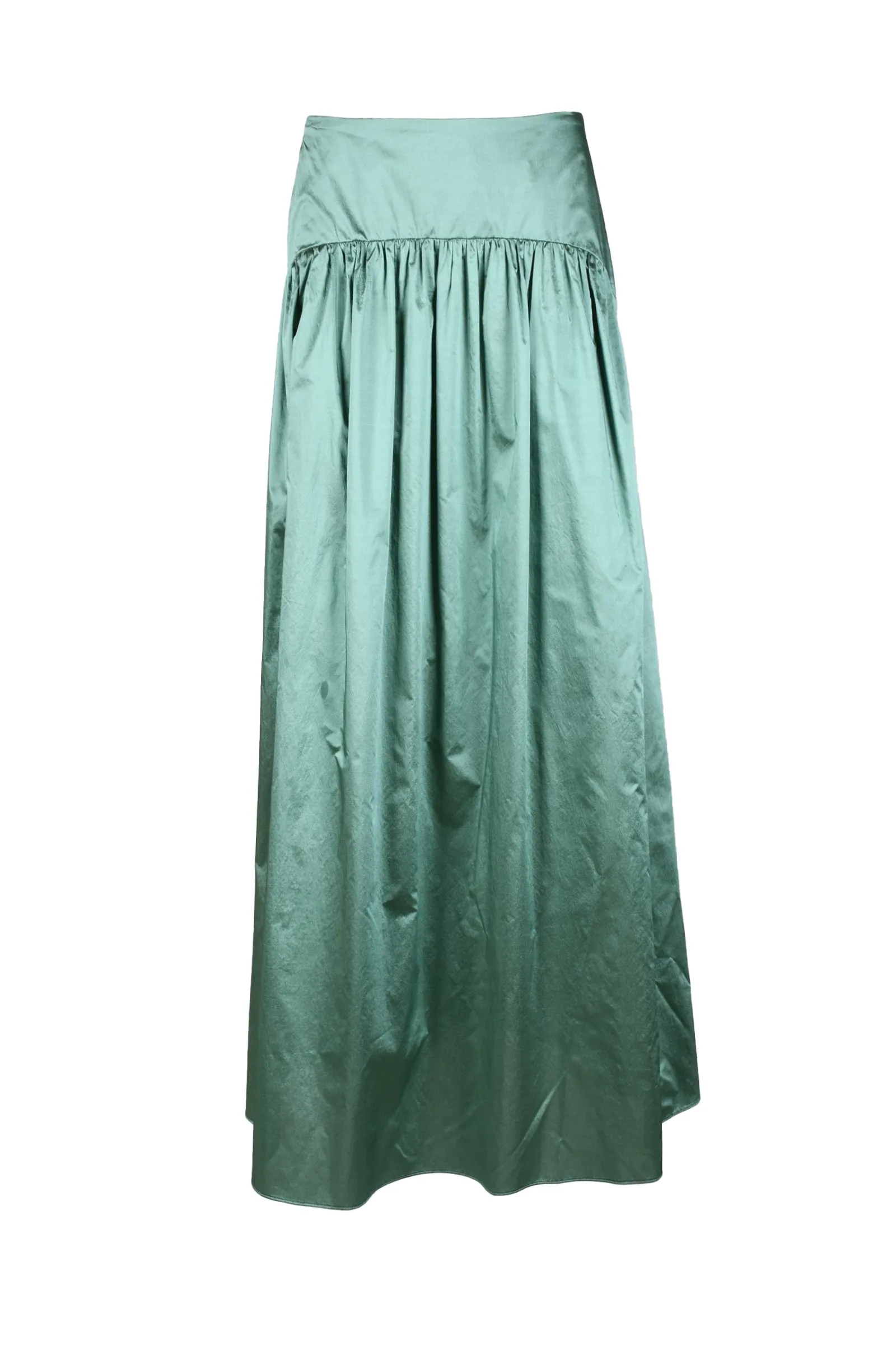 Gonna lunga Verde acqua