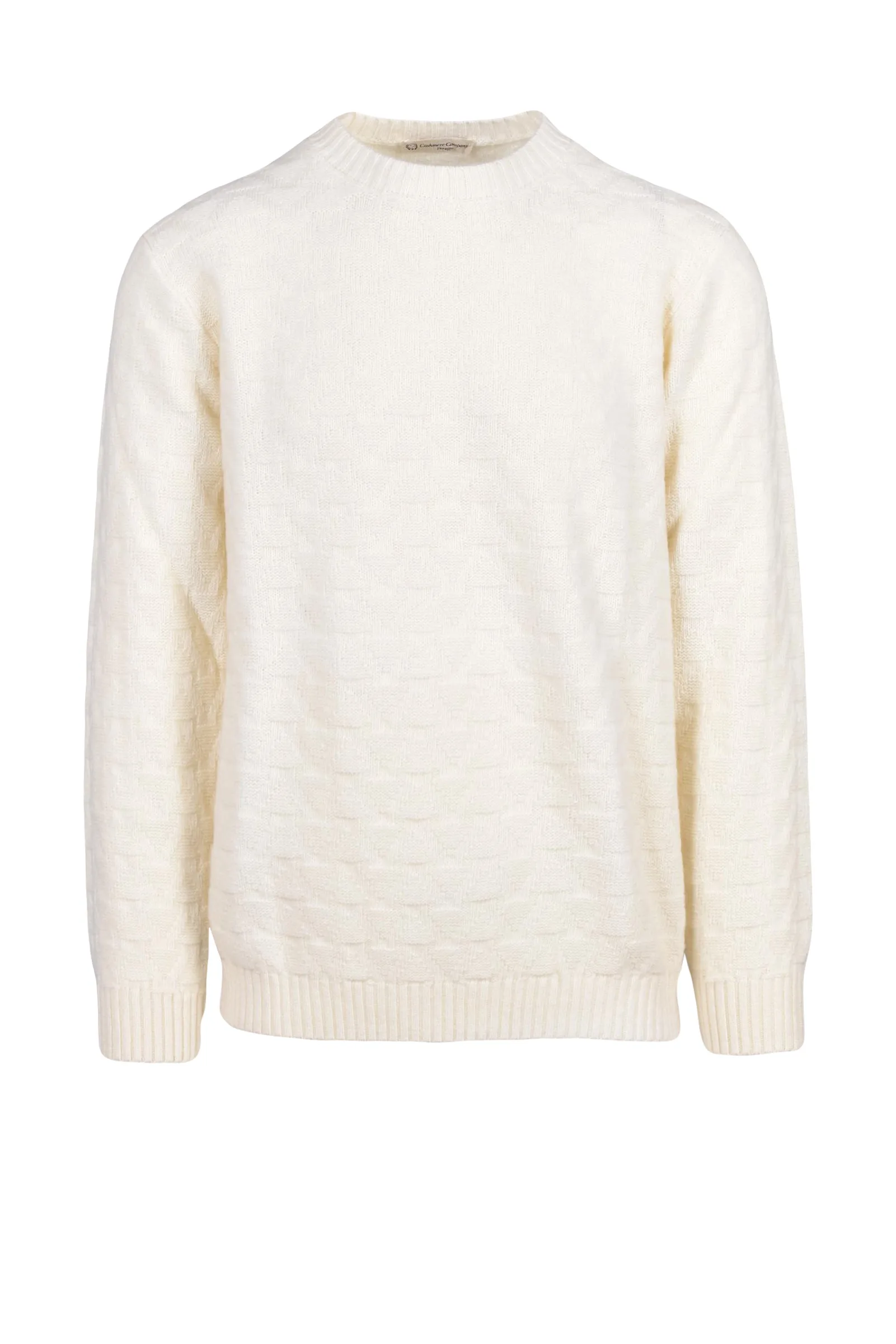 Pullover Girocollo Bianco