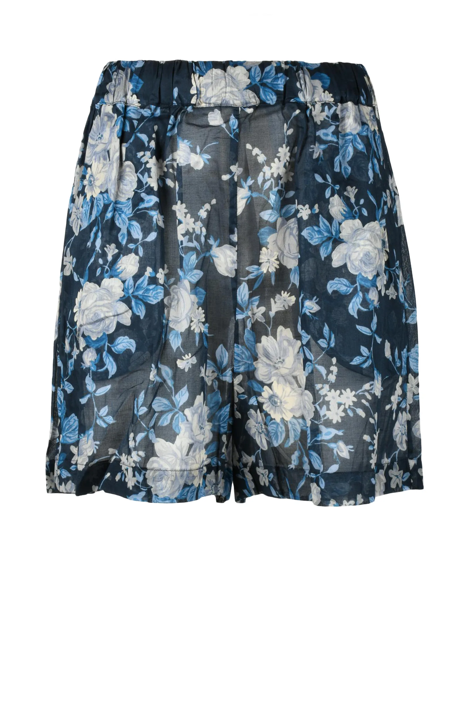 Shorts in Cotone Blu