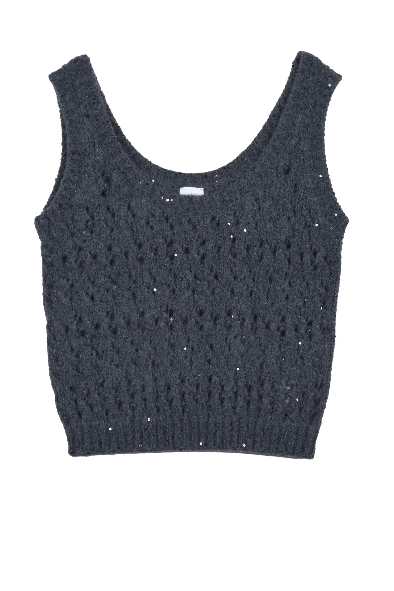 Maglia Traforata Grigia