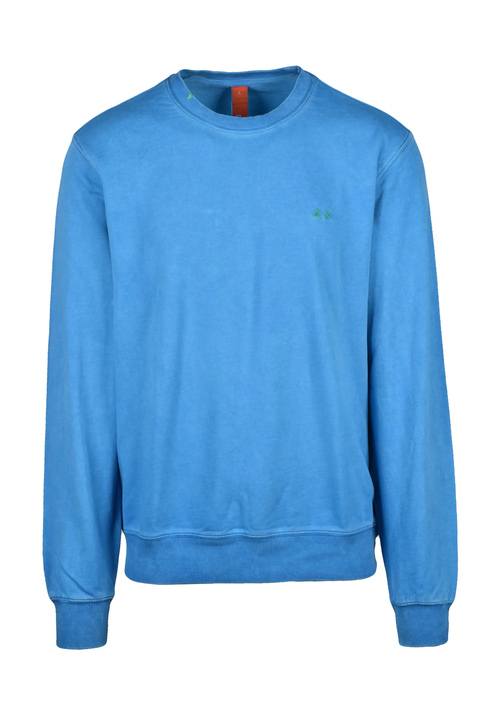 Felpa Girocollo Azzurro