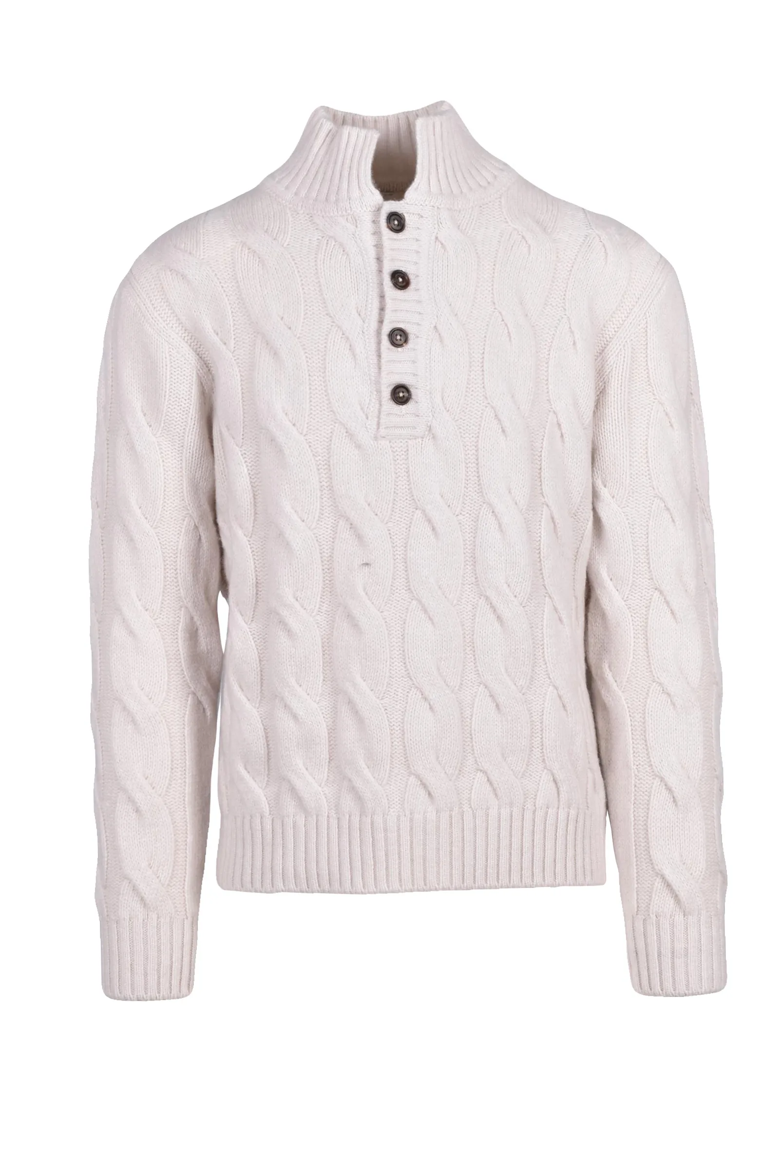Maglione a polo Beige