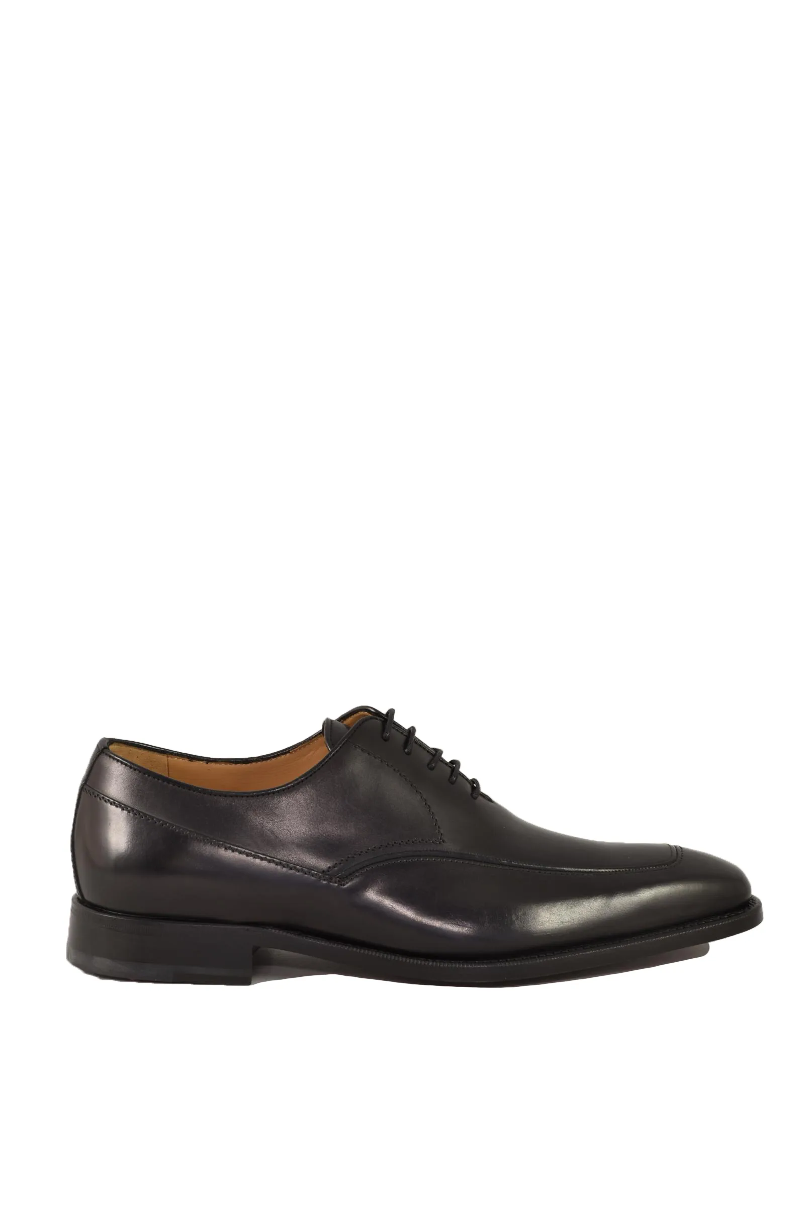Stringate in Pelle Nera