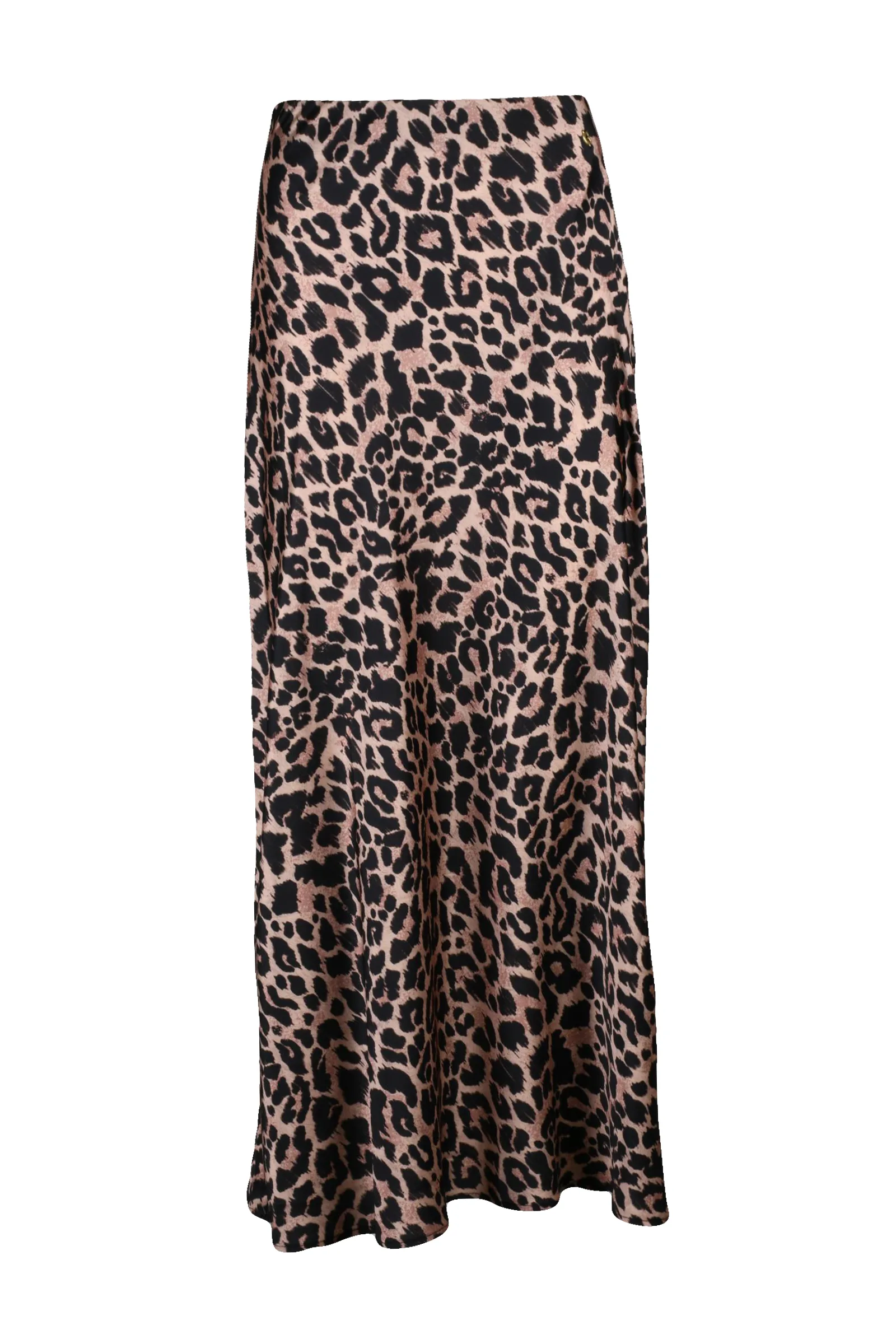 Gonna lunga satin Nero