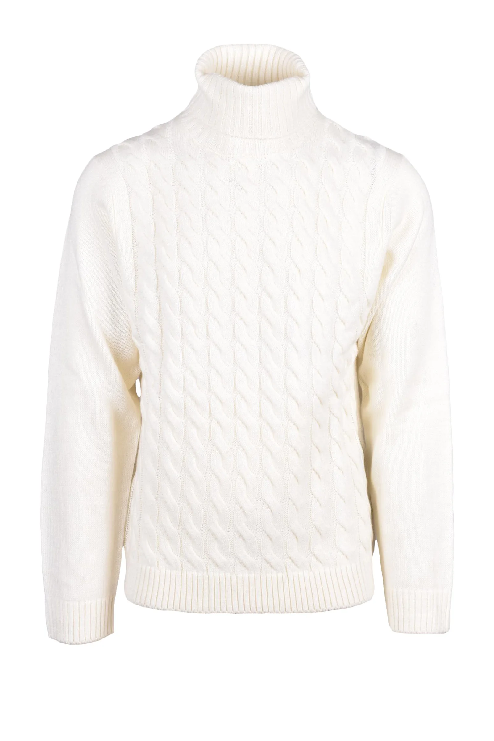 Maglione Trecce Bianco