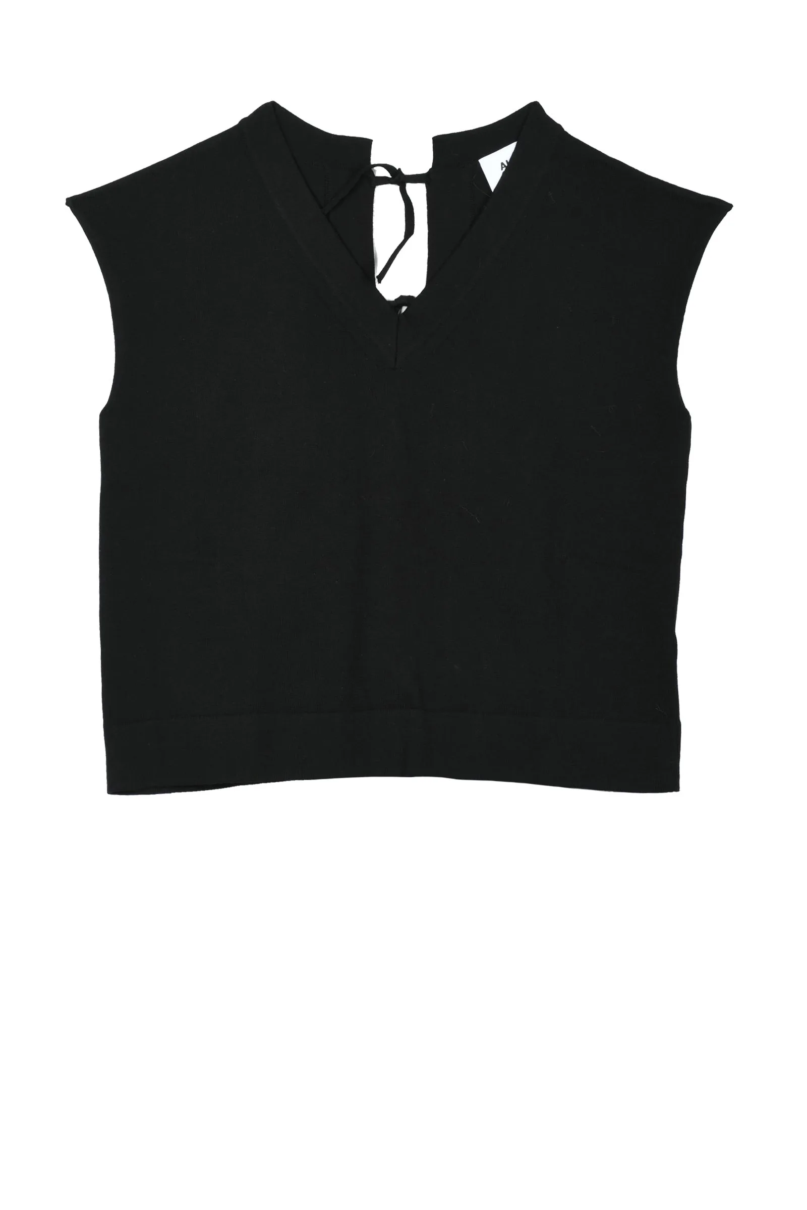 Gilet in Maglia Nero