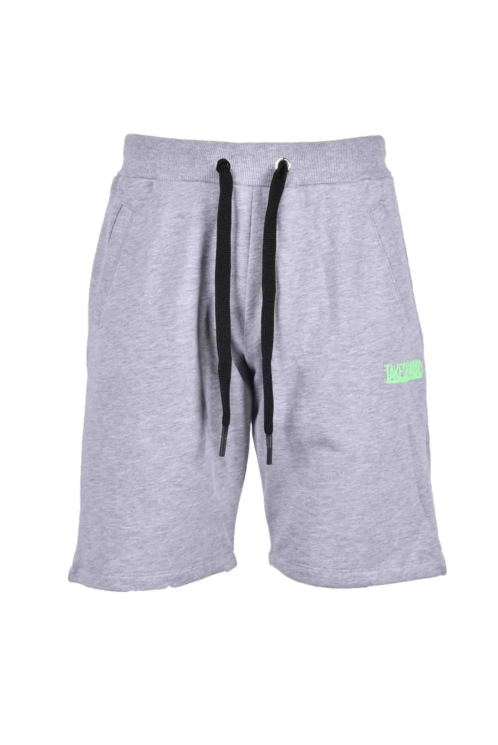 Pantaloni Bermuda in Felpa Grigio