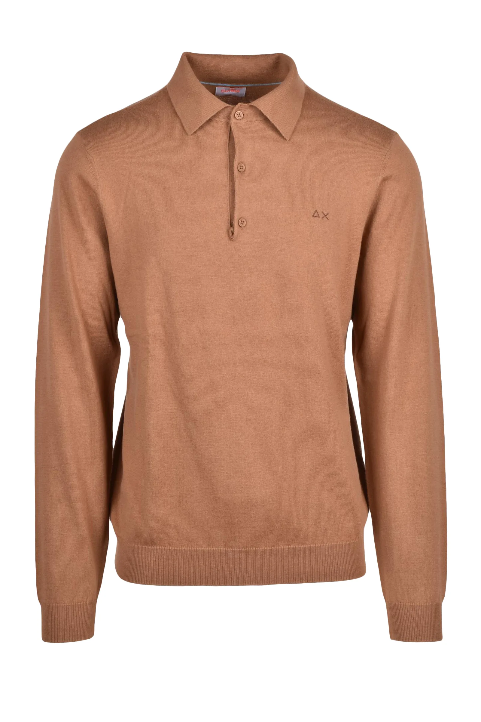 Polo in maglia Marrone