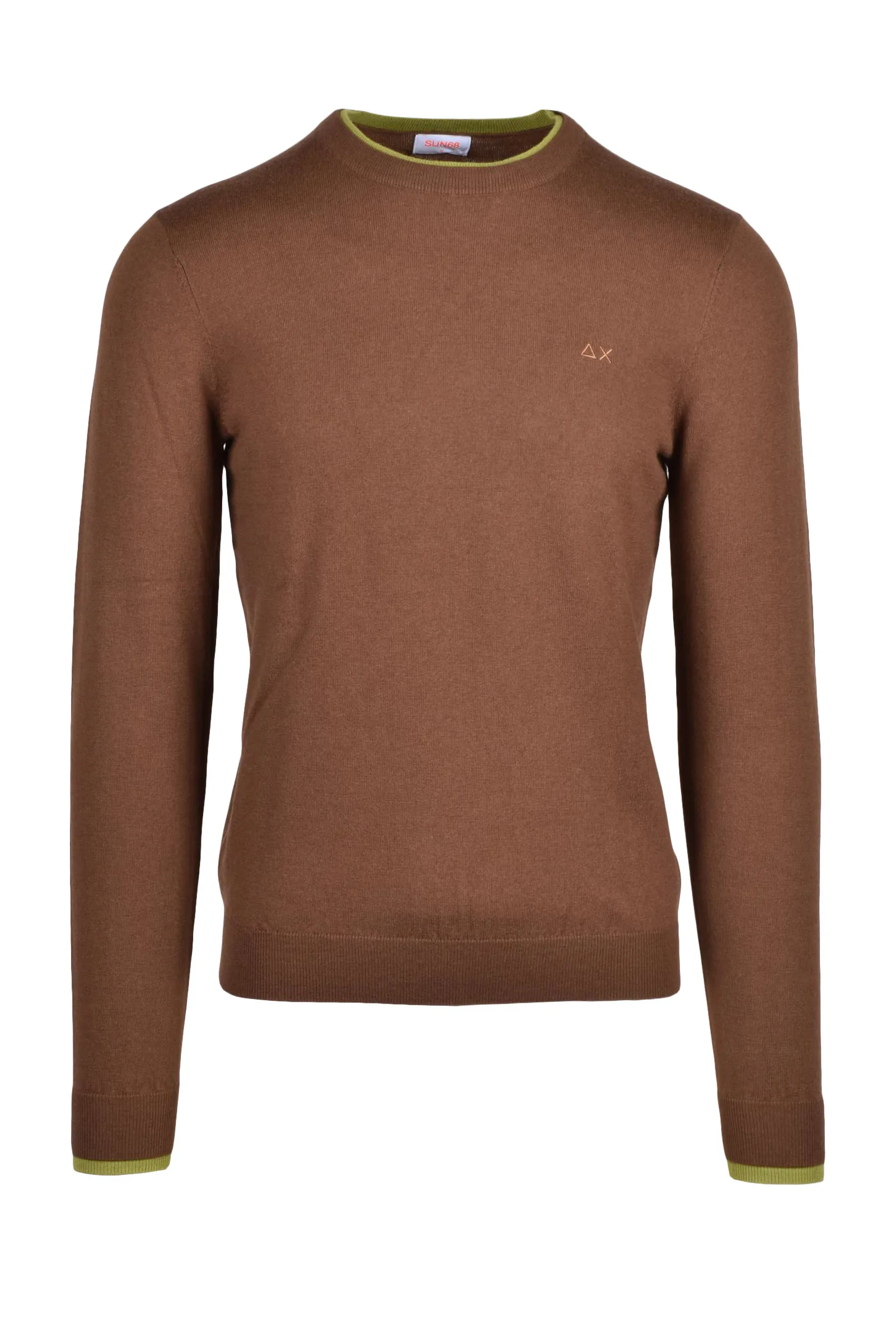 Pullover Girocollo Marrone