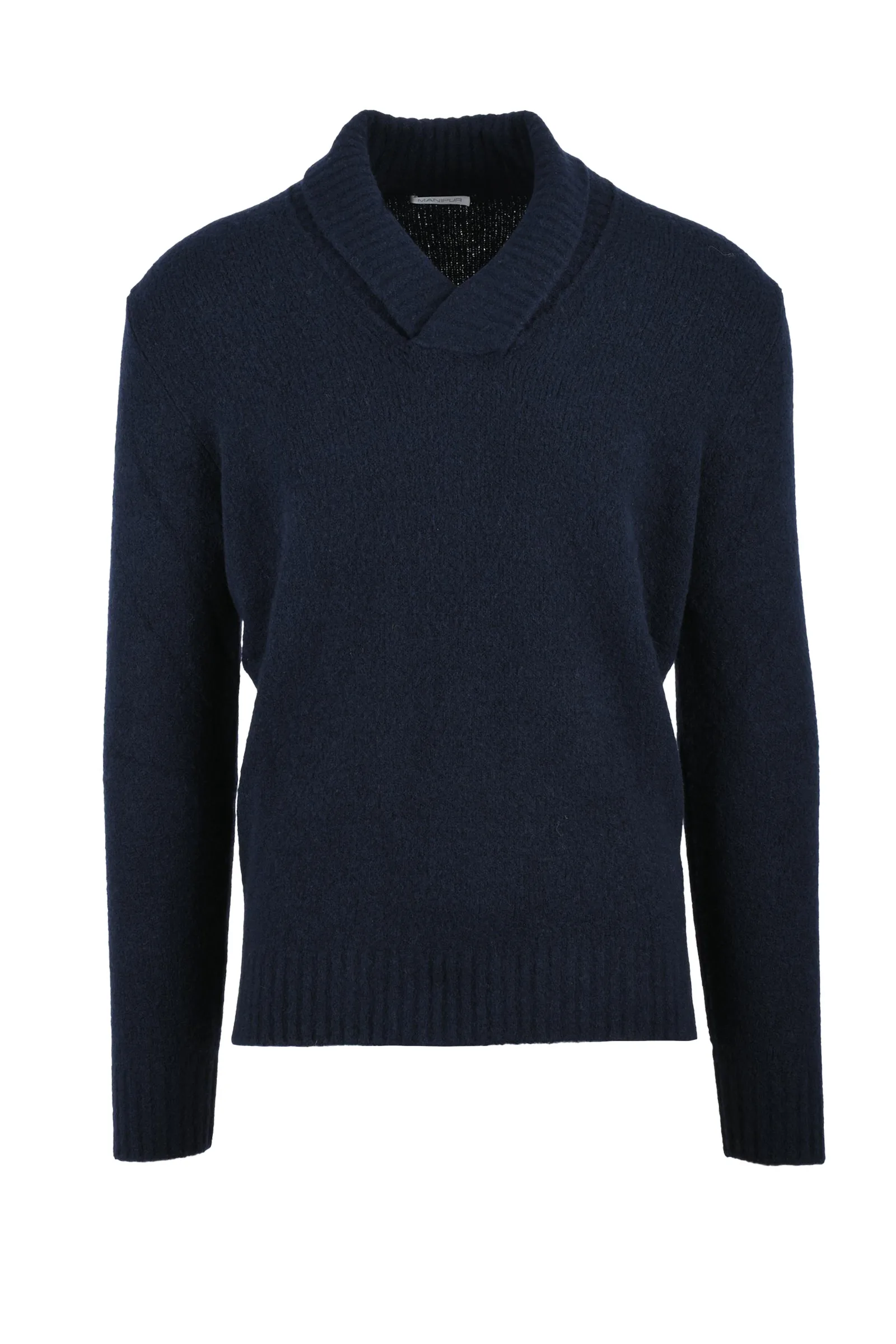 Maglione a V Blu