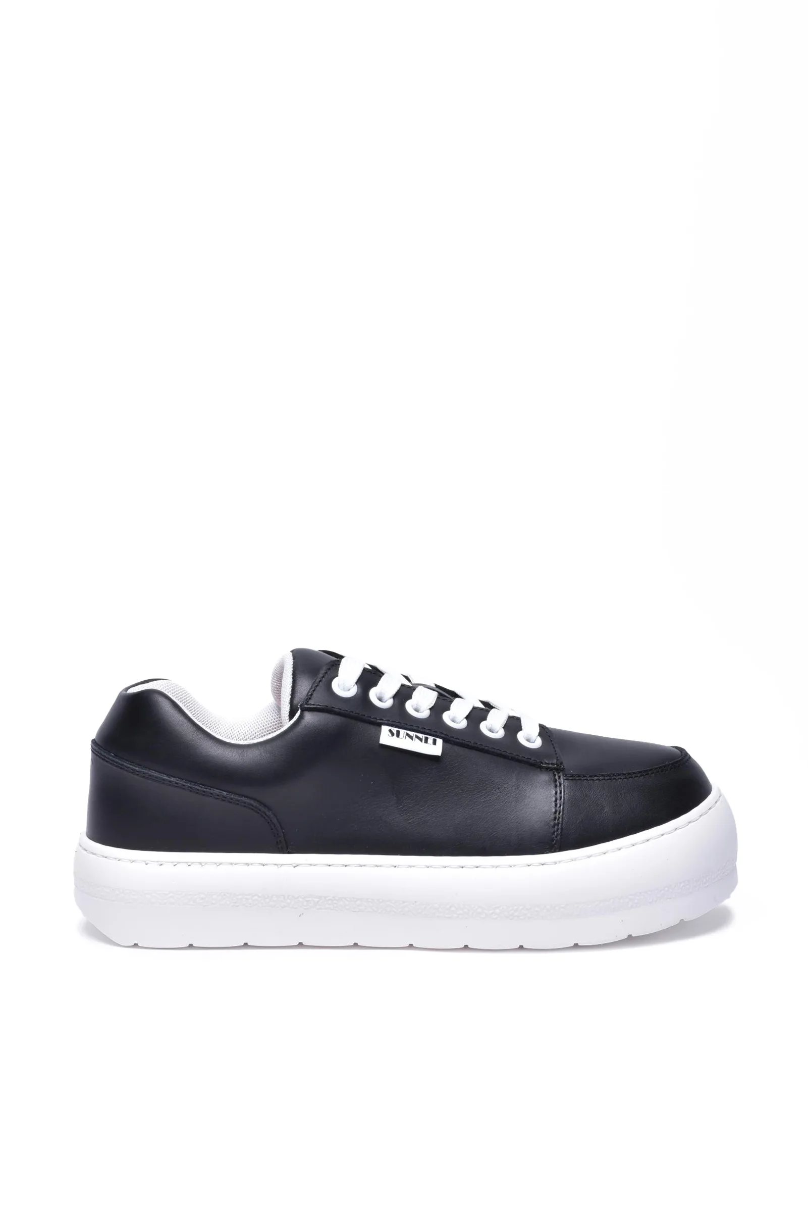 Sneakers in Pelle Nero