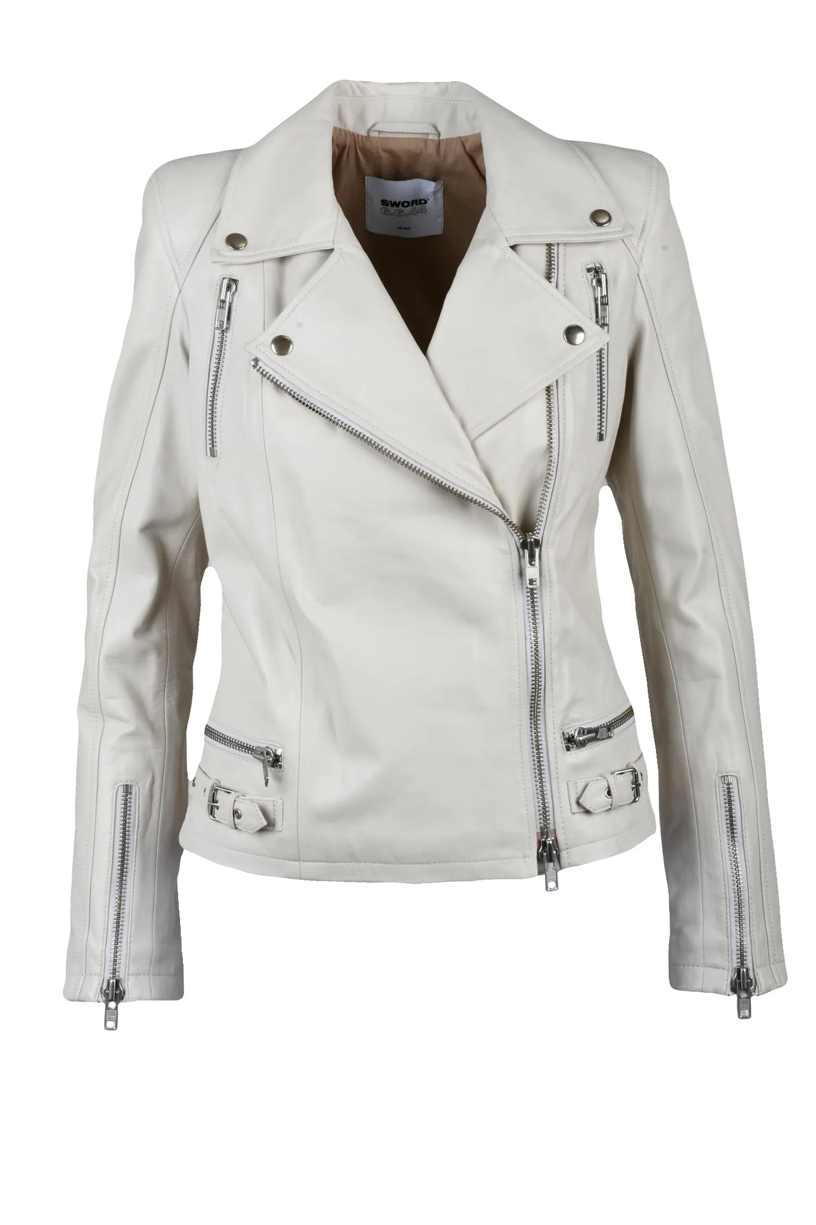 Giacca Chiodo Bianco