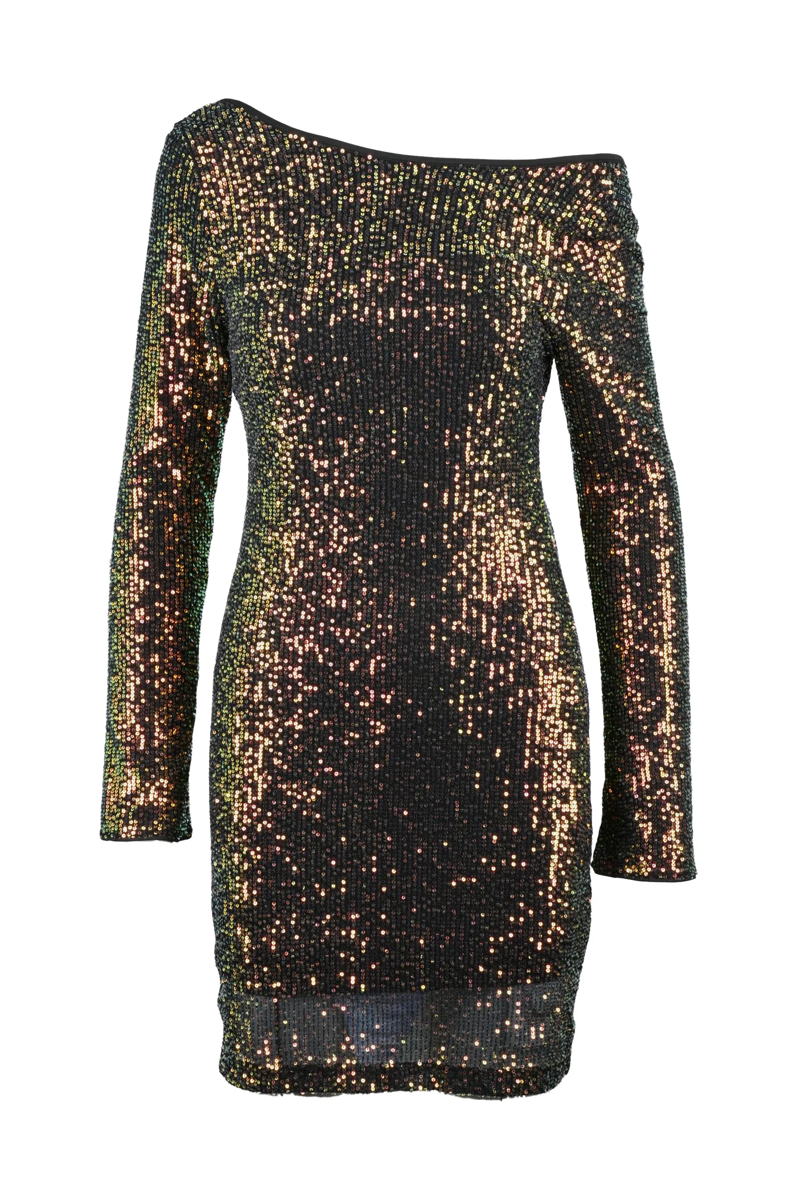 Abito Tubino Paillettes Multicolore