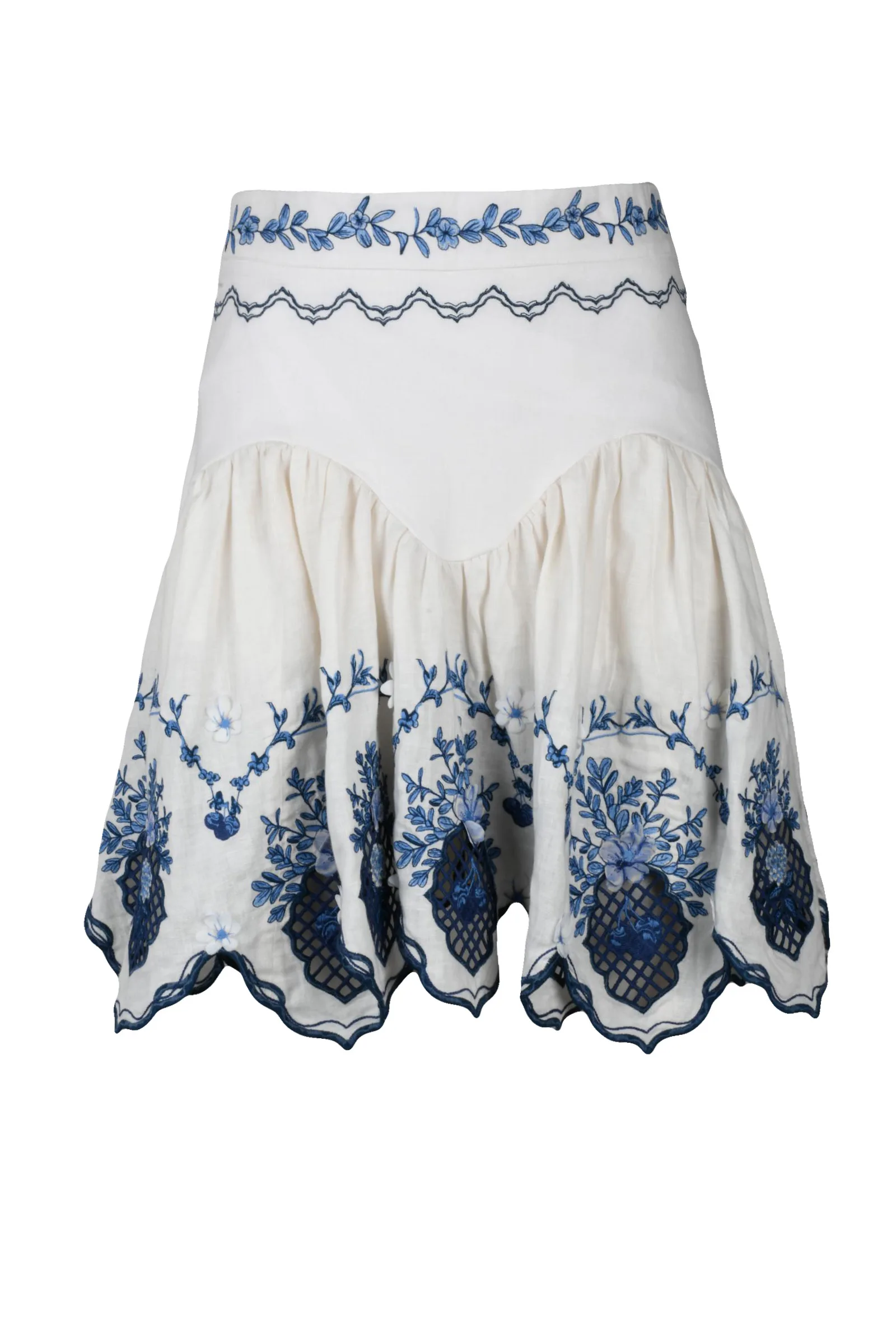 Gonna Corta Bianca