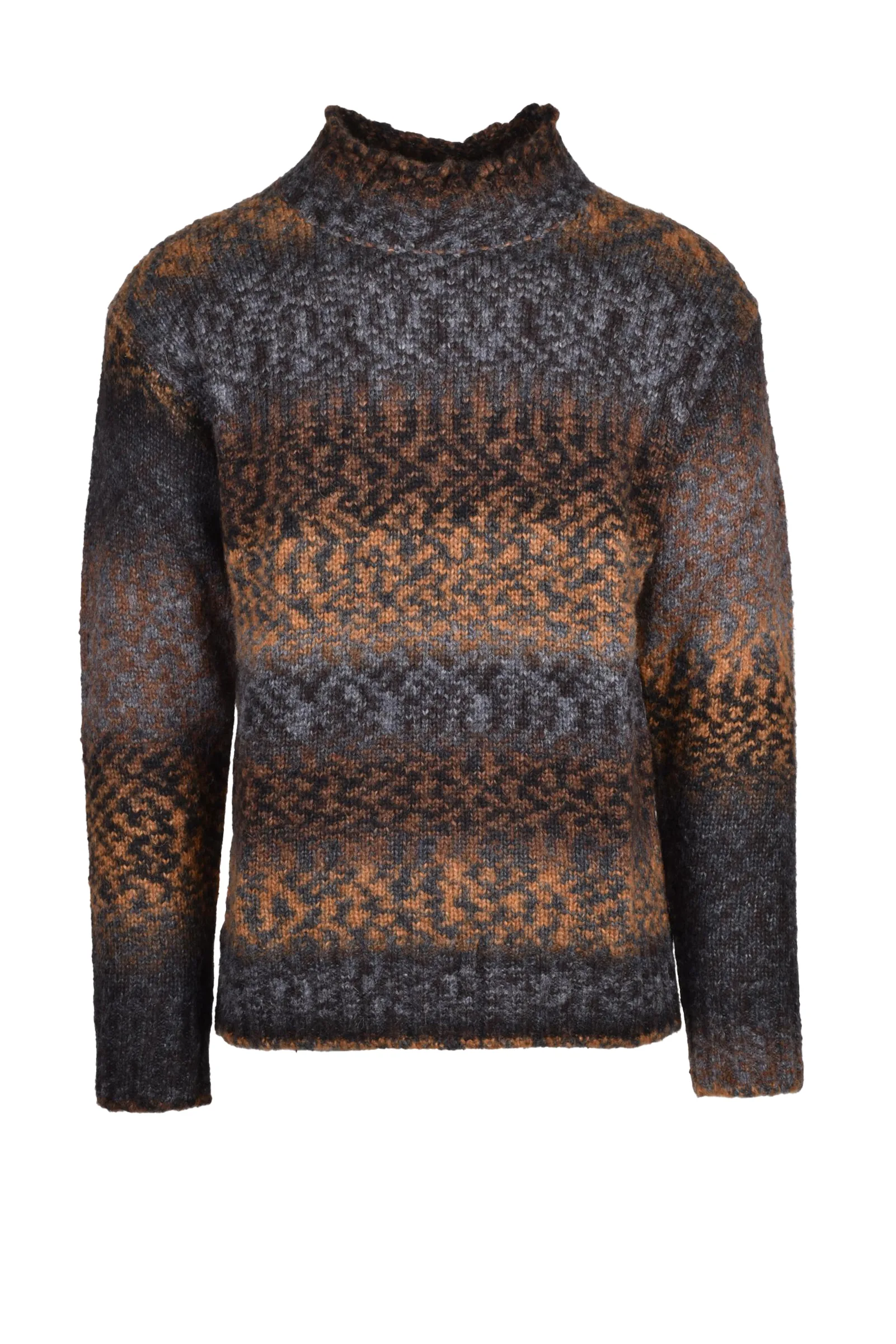 Grauer Pullover