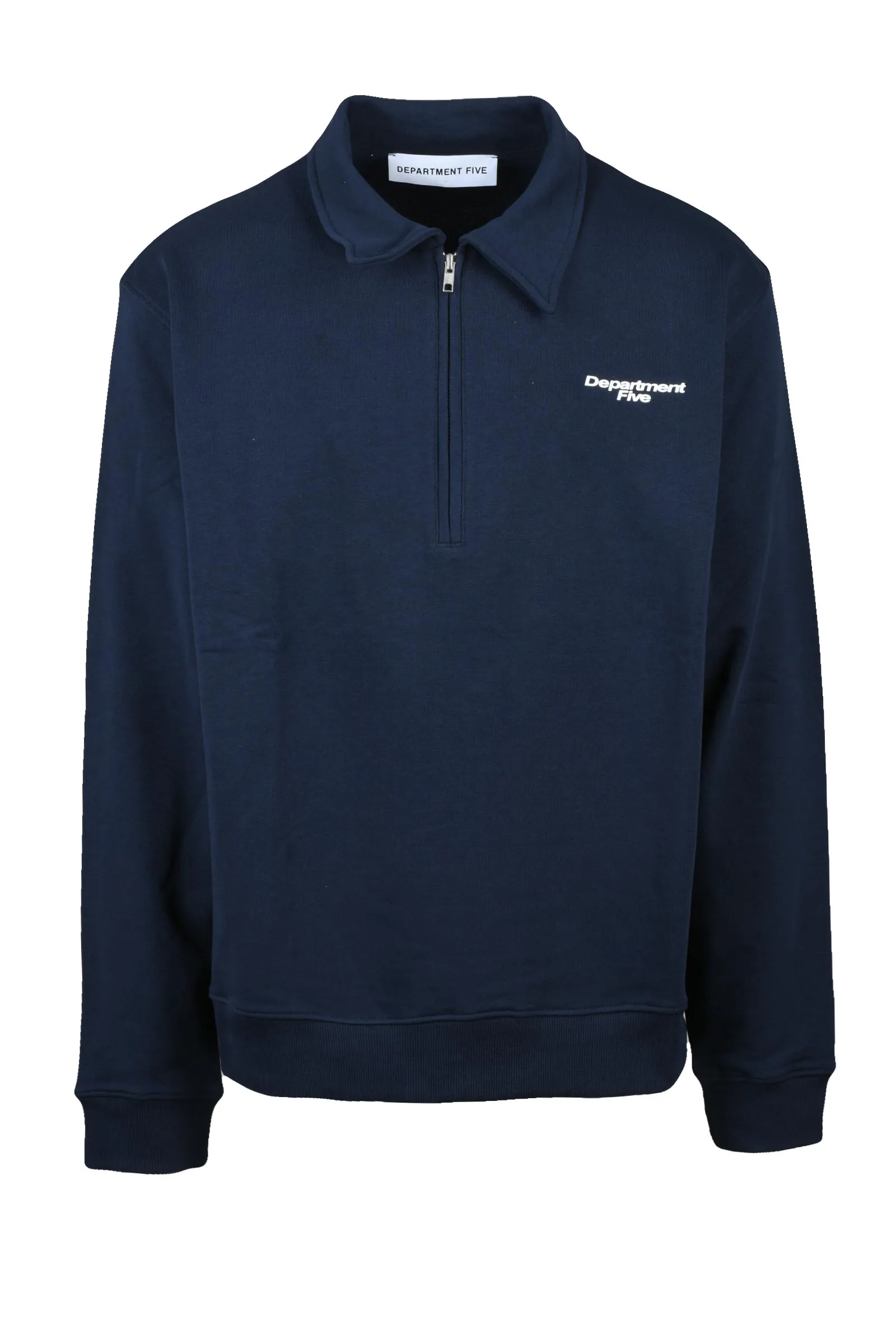 Felpa a Polo con Zip Multicolore