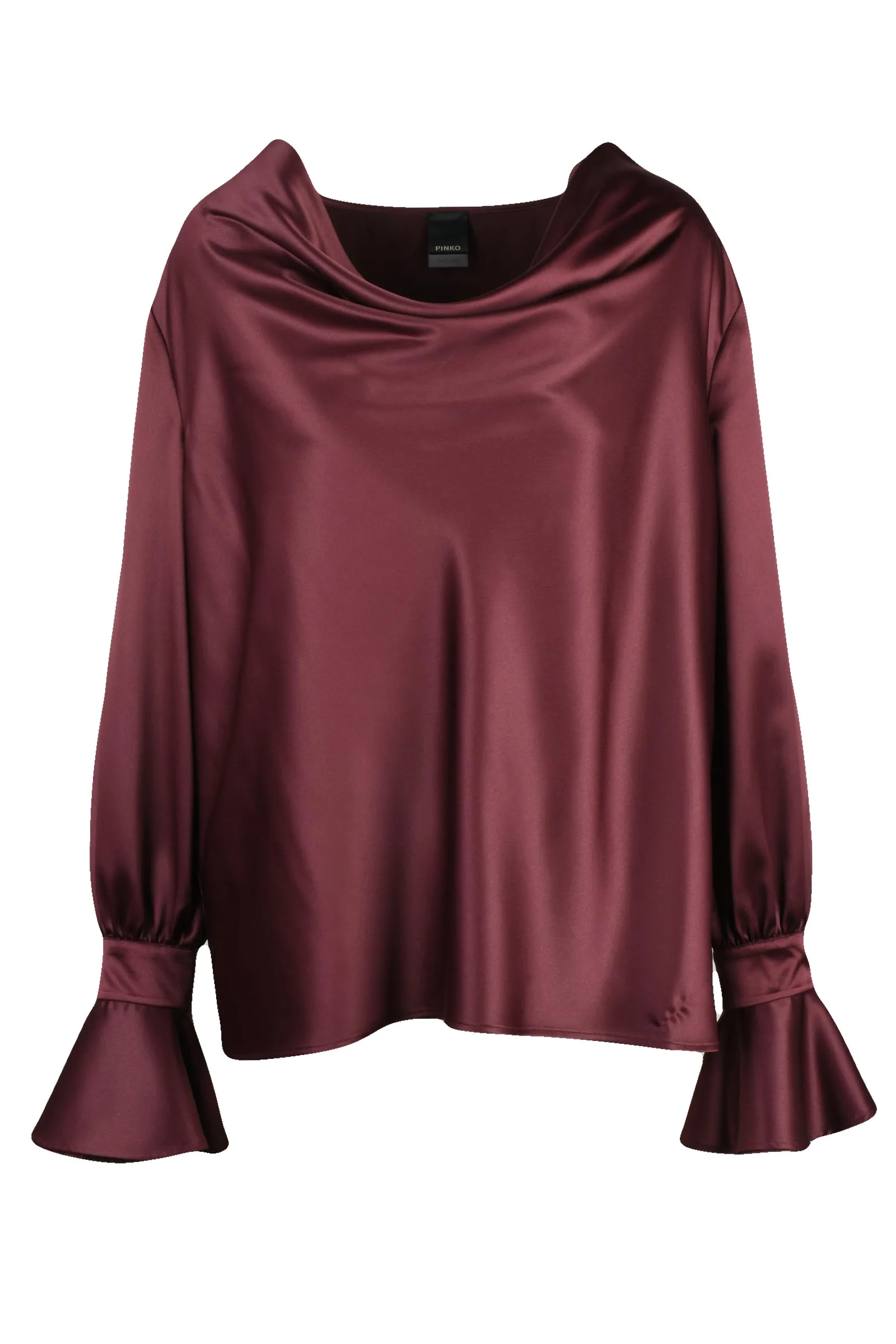 Blusa in Raso Rosso