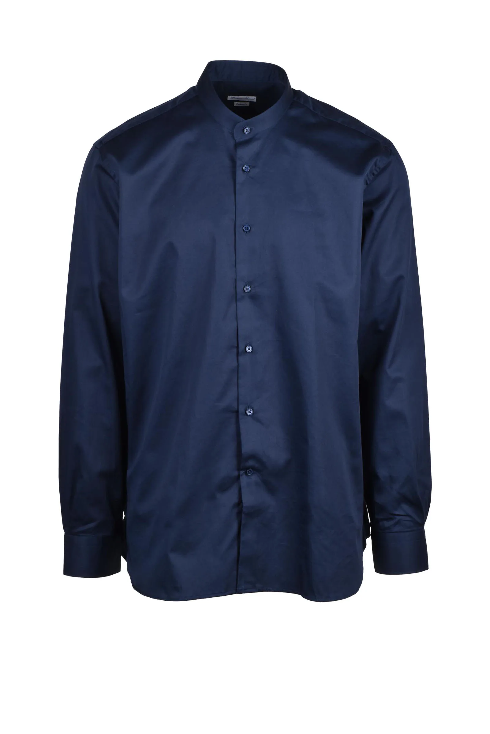 Lavorazione Sartoriale Camicia Blu