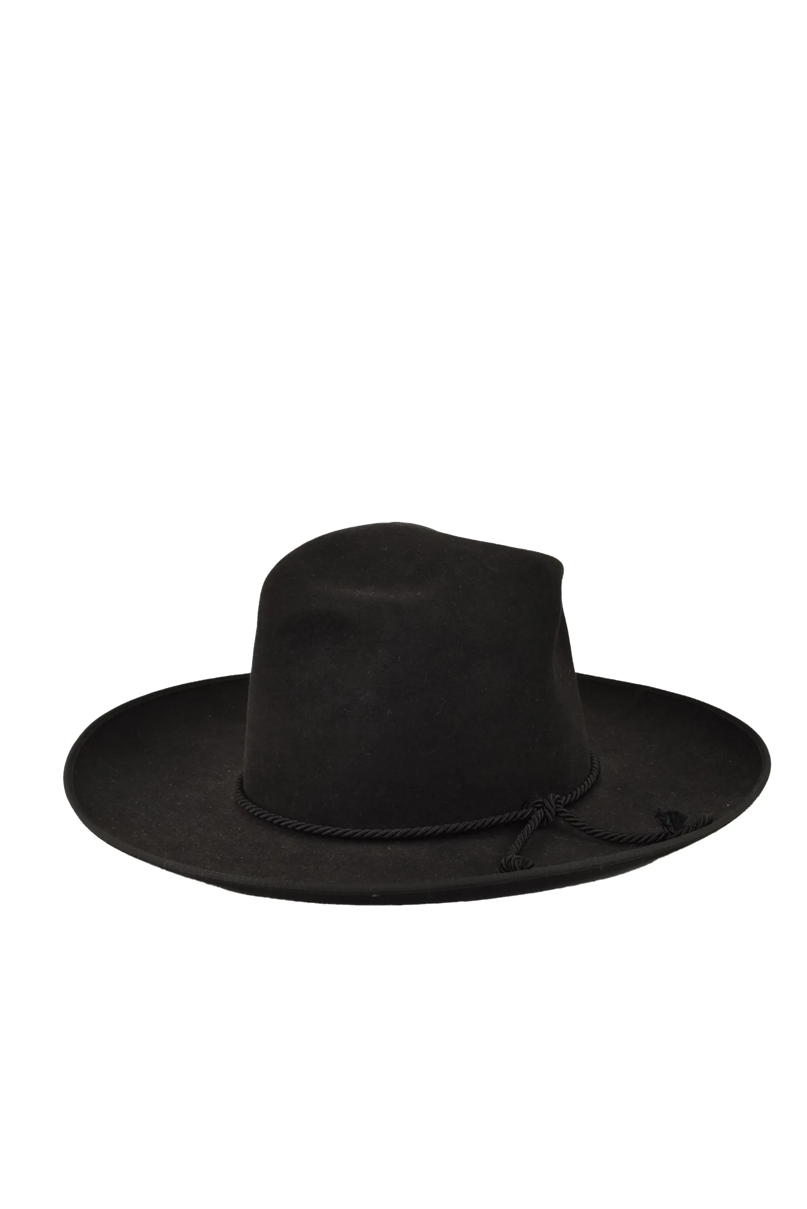 Cappello In Pelo Di Coniglio Nero