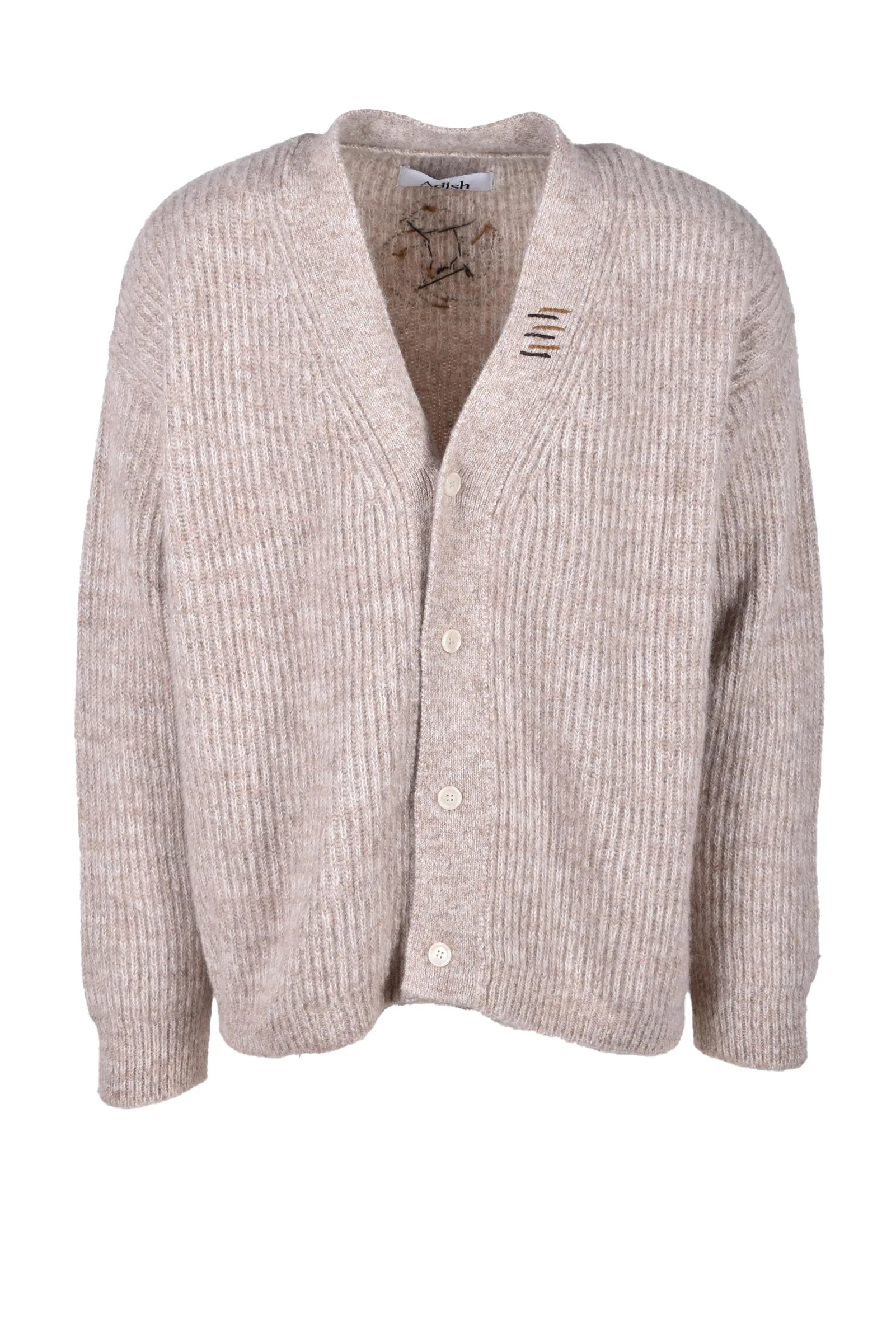 Cardigan Over Beige