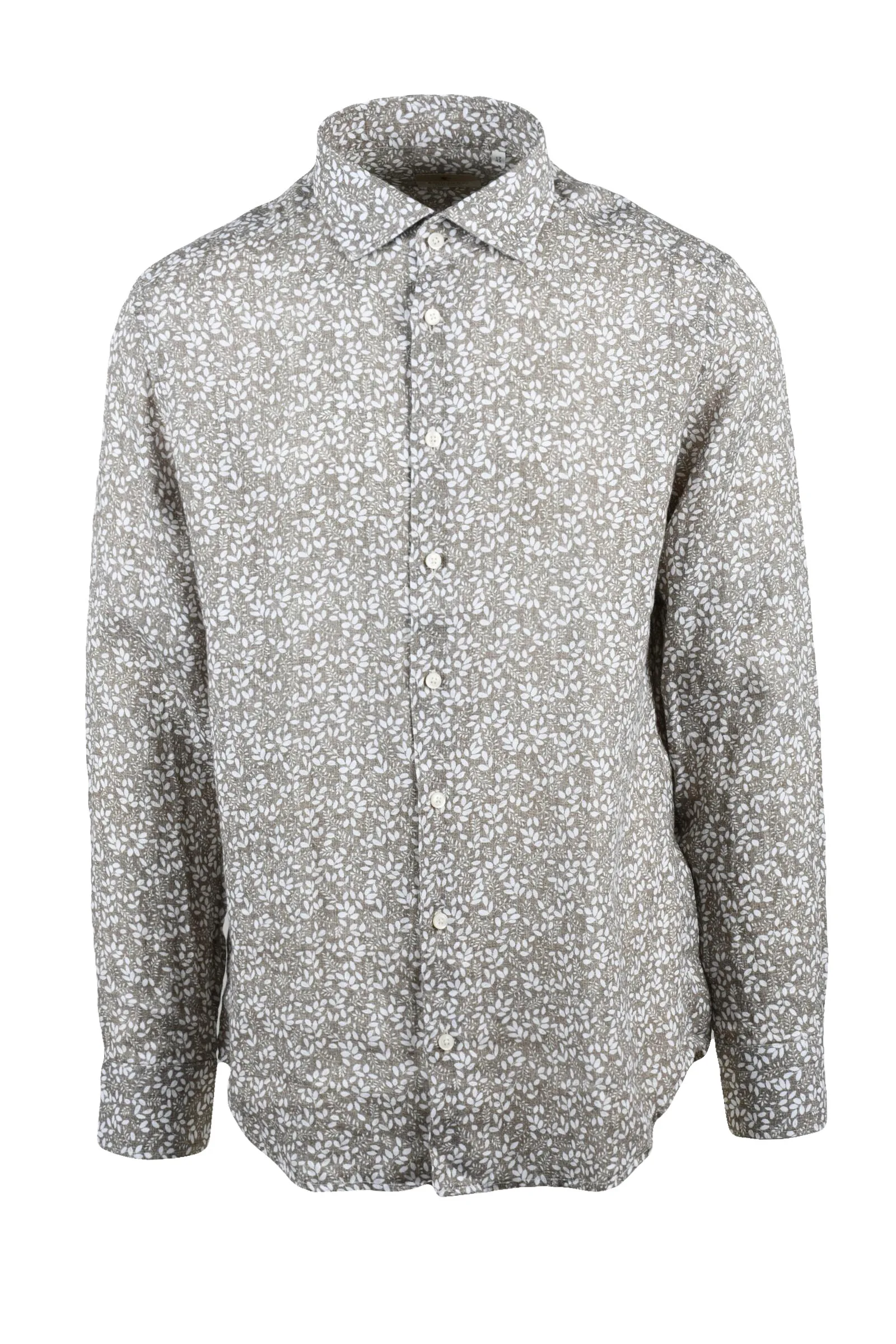 Camicia in Lino Marrone