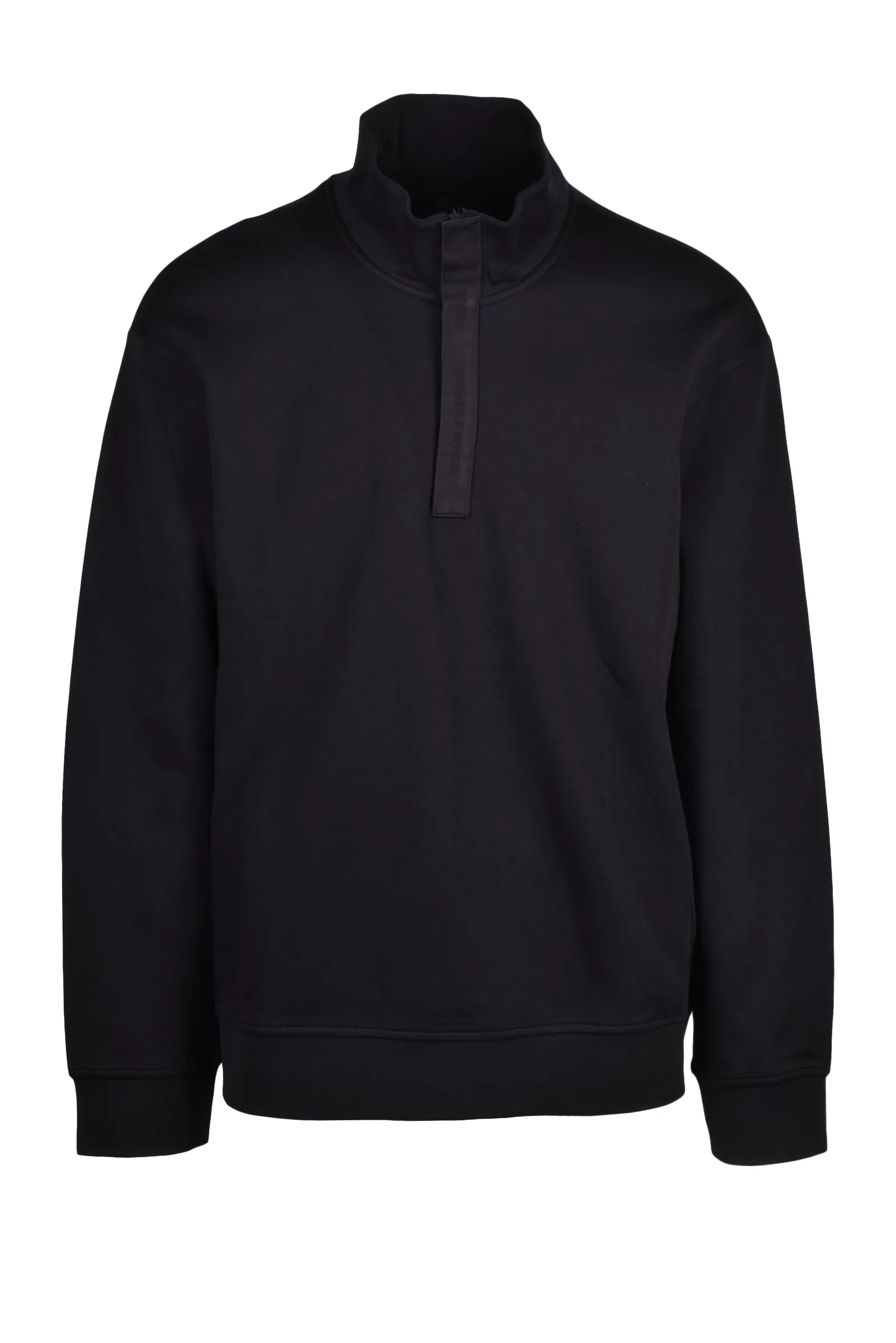 Felpa con Zip Nera