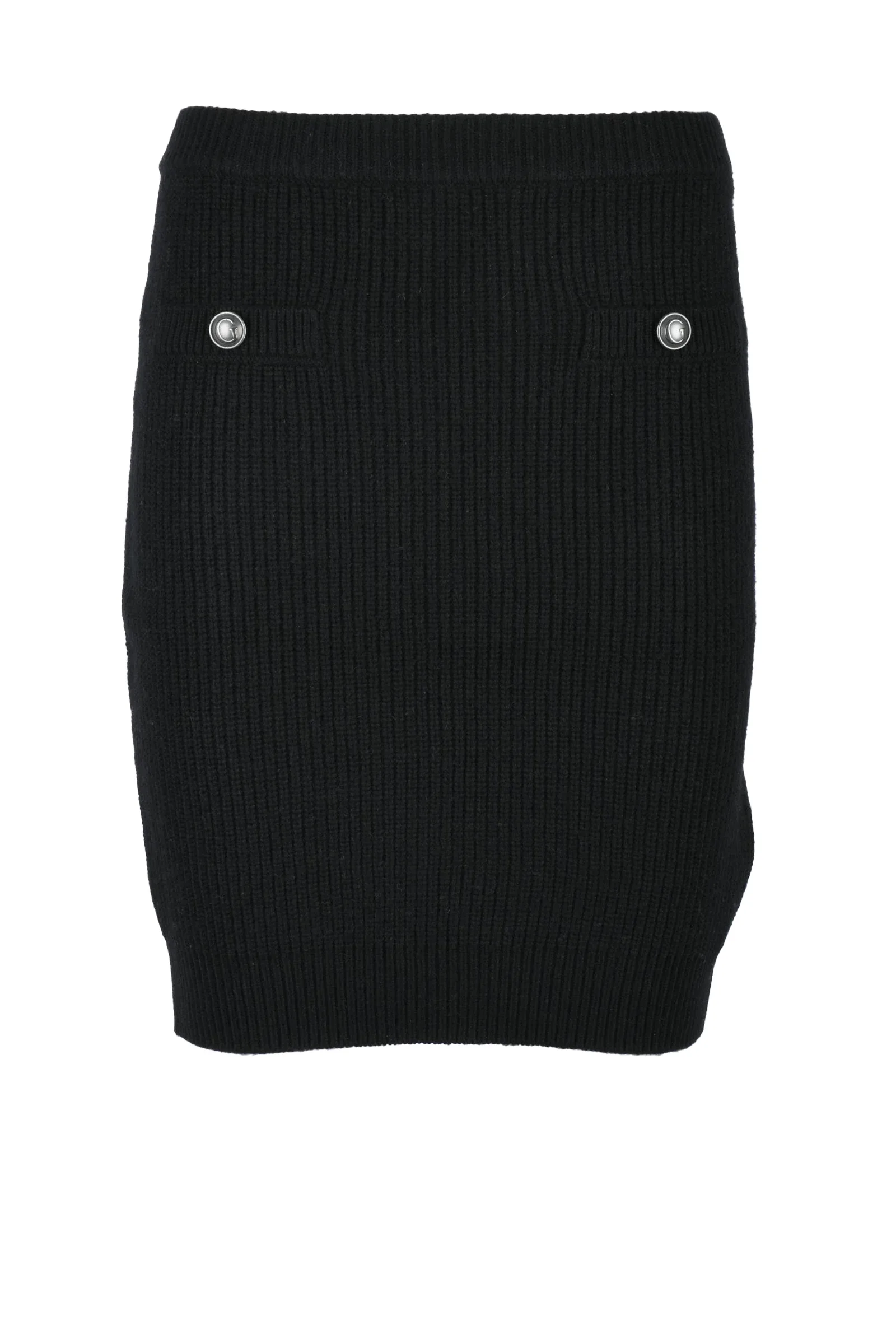 Gonna Mini in Maglia Nero