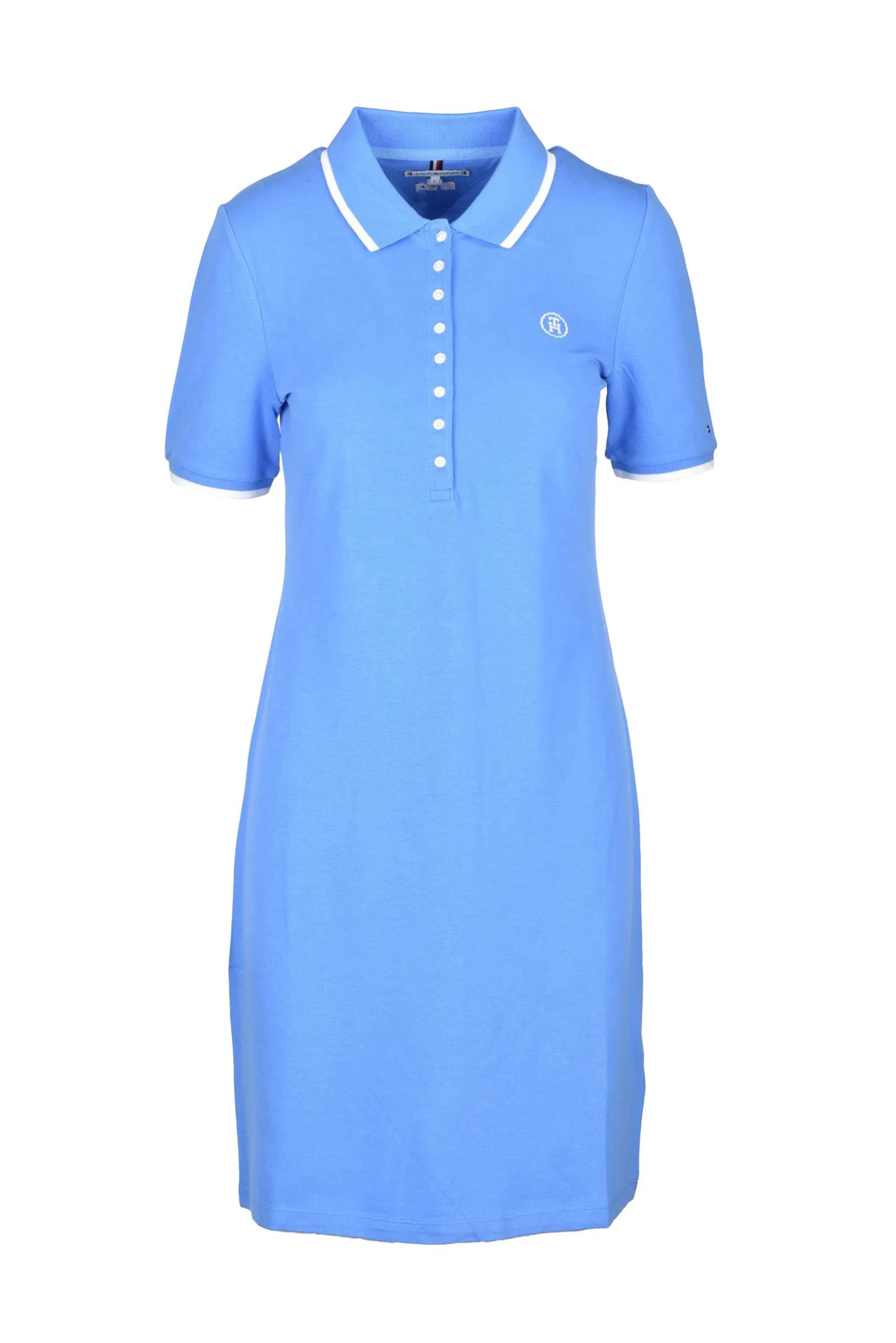 Abito a polo Azzurro