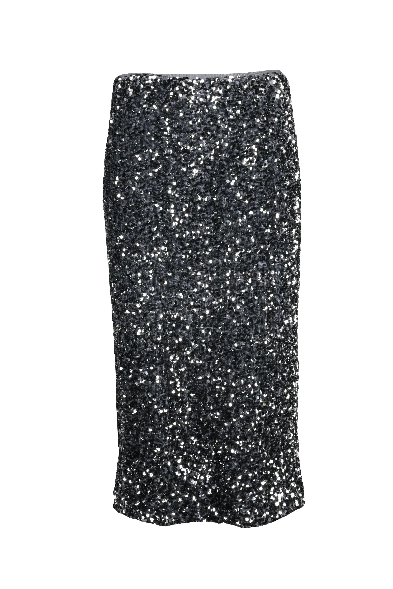 Gonna Paillettes Argento