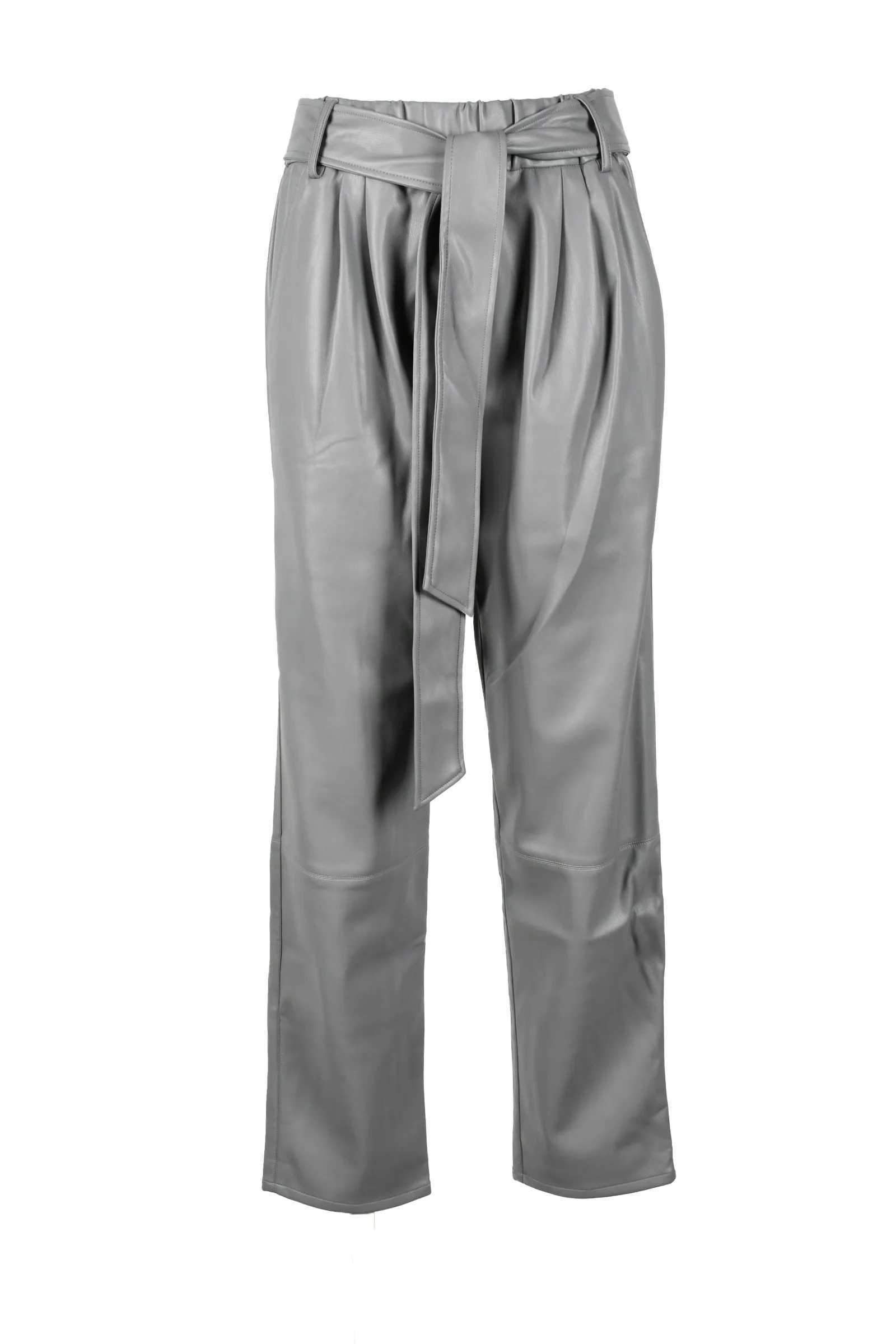 Pantalone Ecopelle Grigio