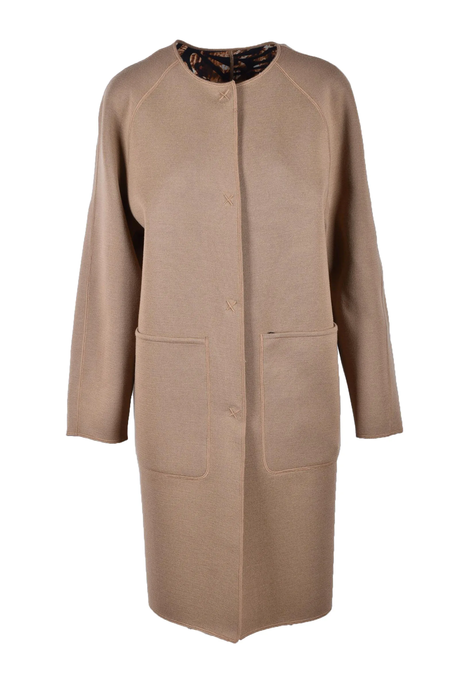 Cappotto in Lana Beige