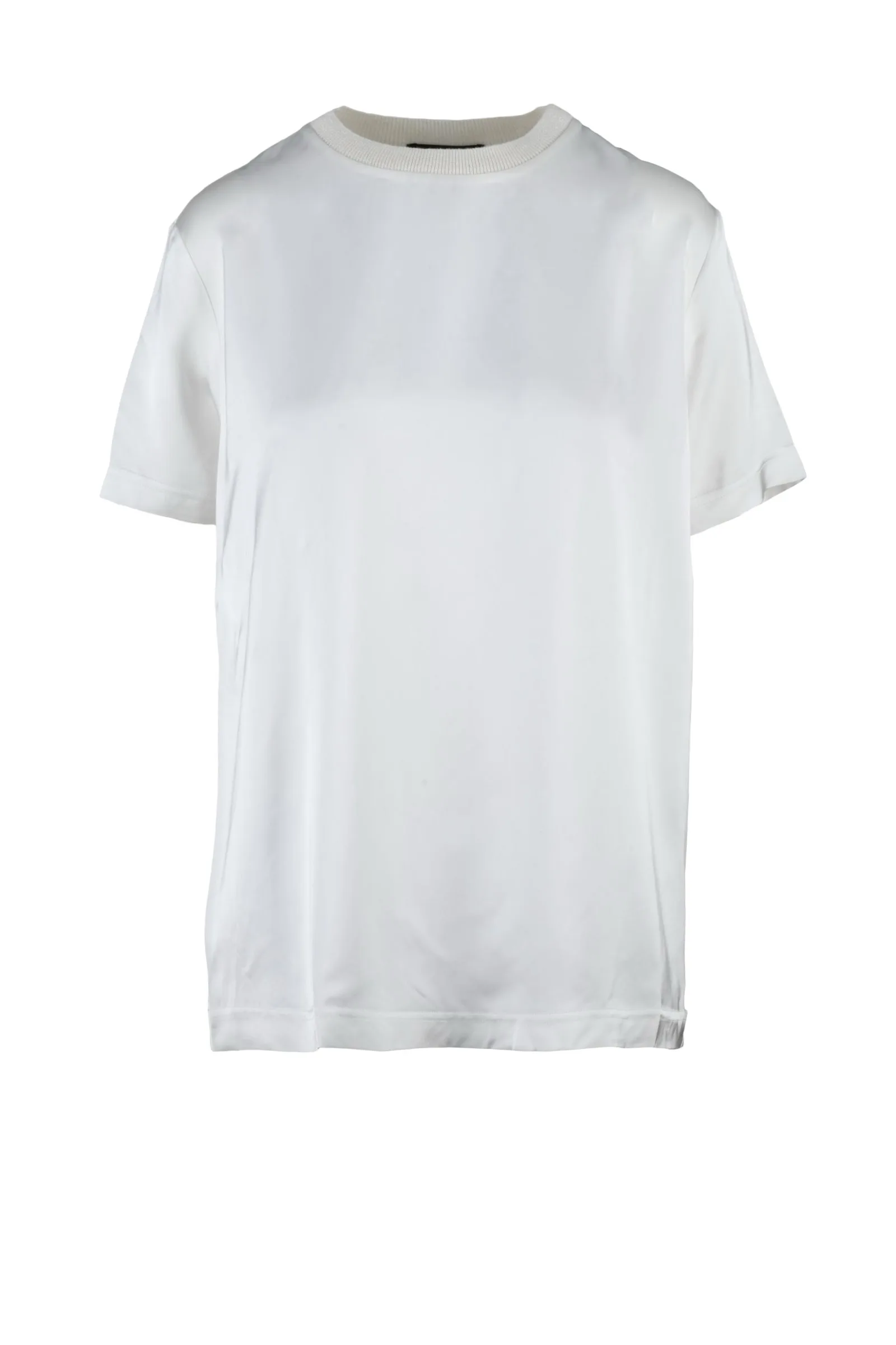 Blusa in Satin Bianco