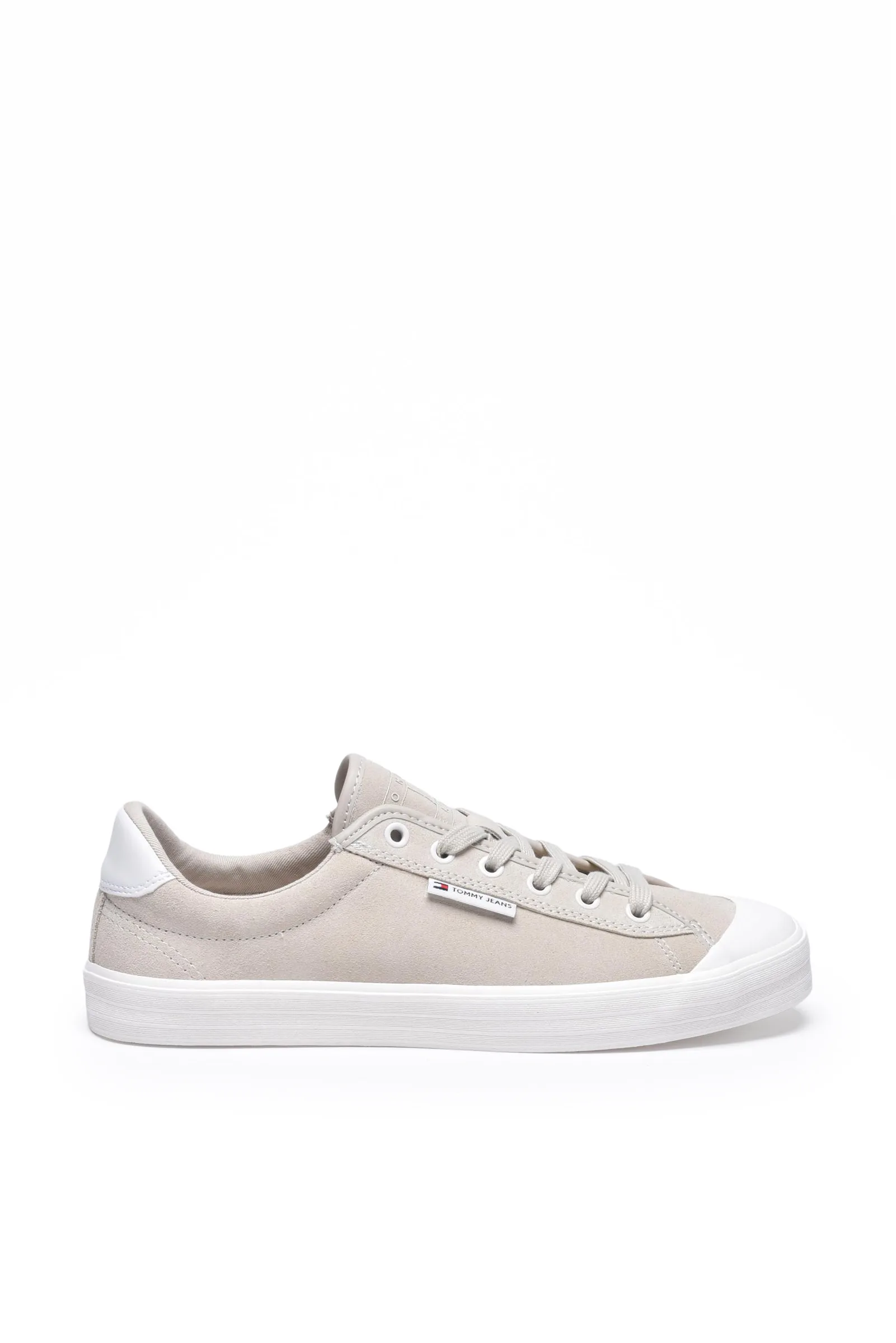 Sneakers Vulcanized Bumper Suede Grigio