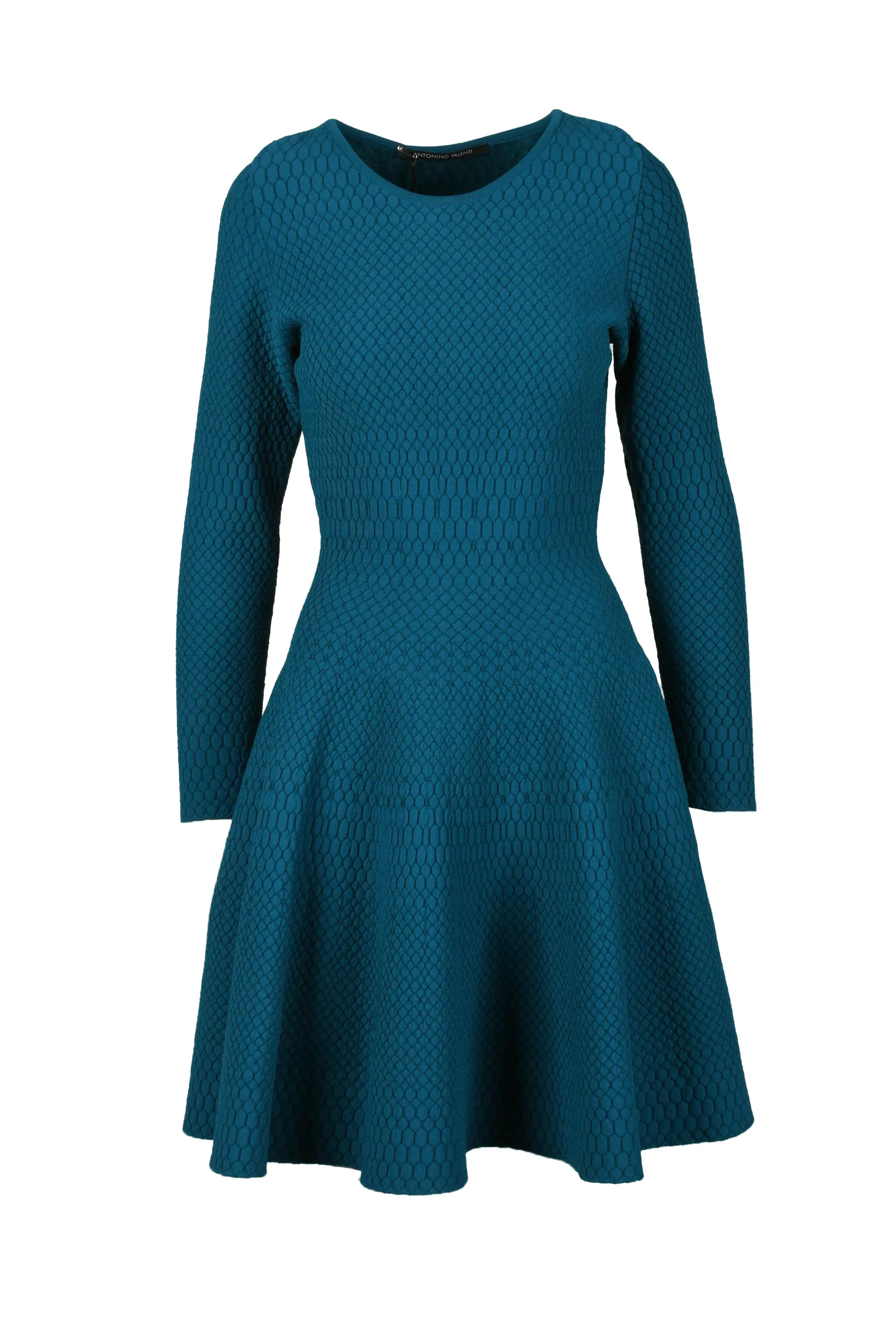 Abito in Maglia Verde