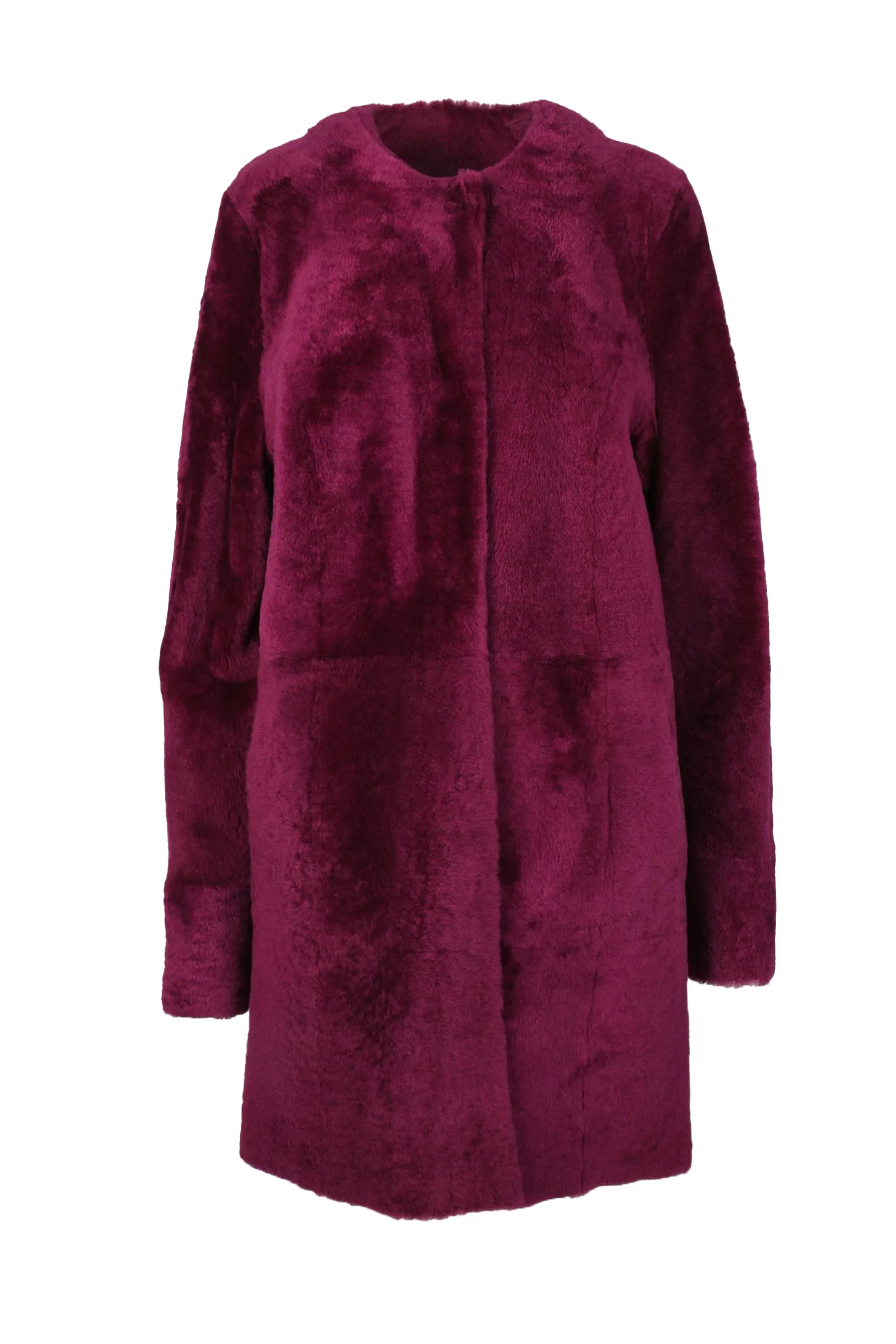 Cappotto Pelle Rosso