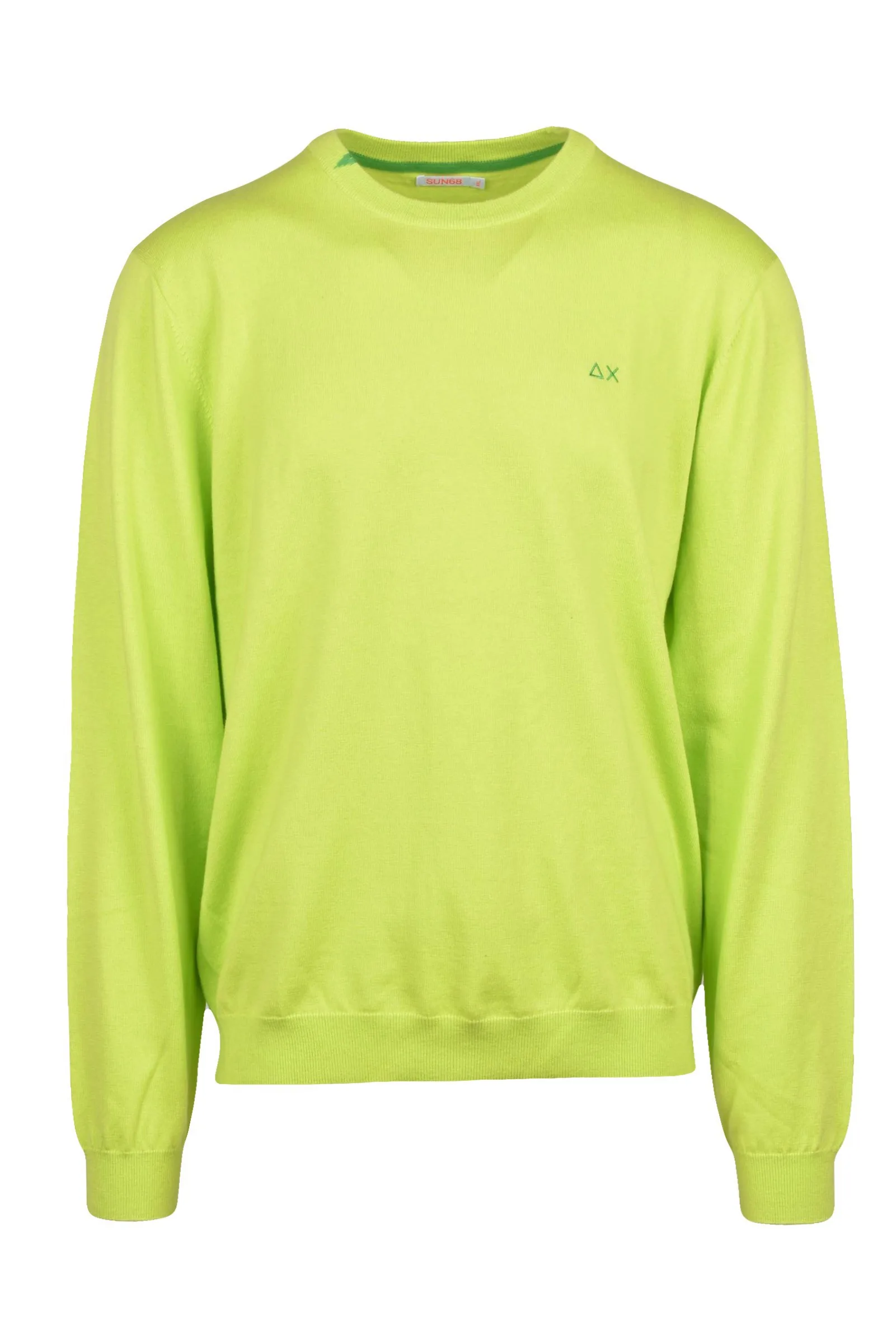 Maglia Pullover Girocollo Giallo