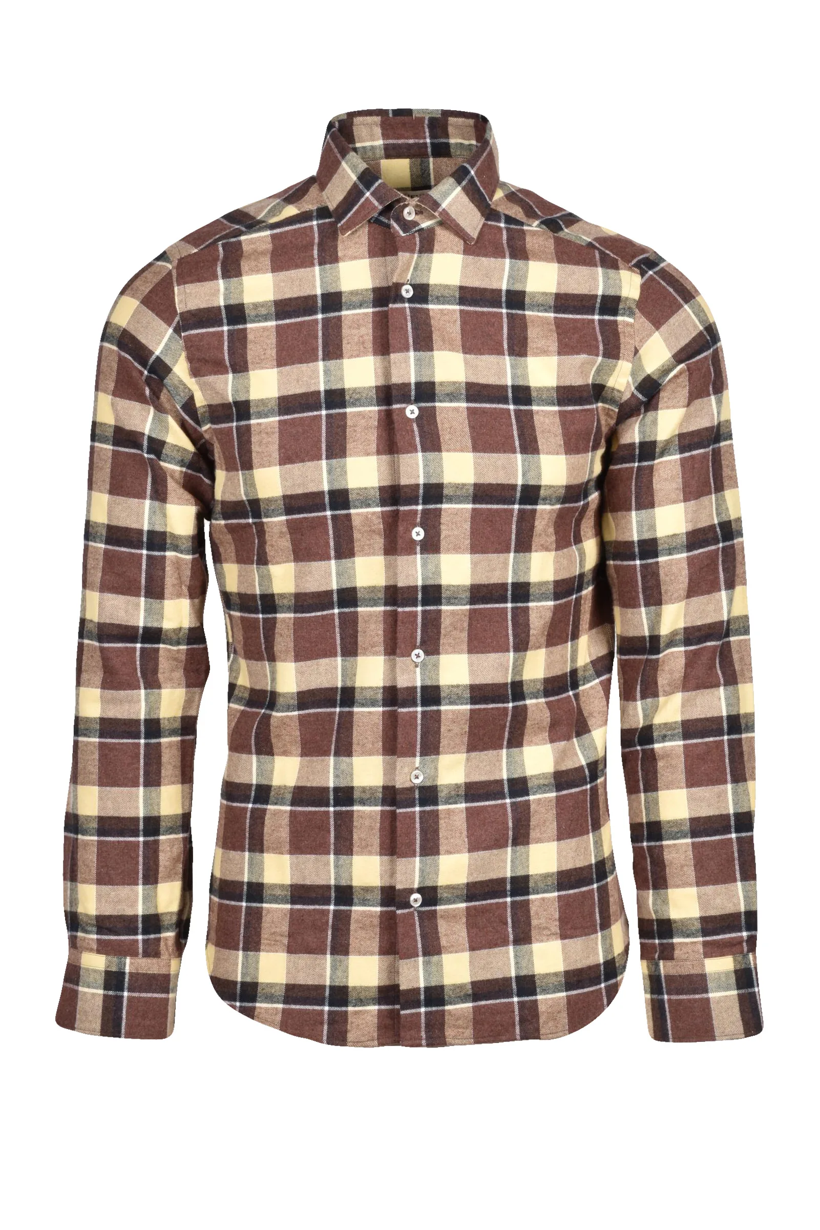 Camicia Flanella Giallo
