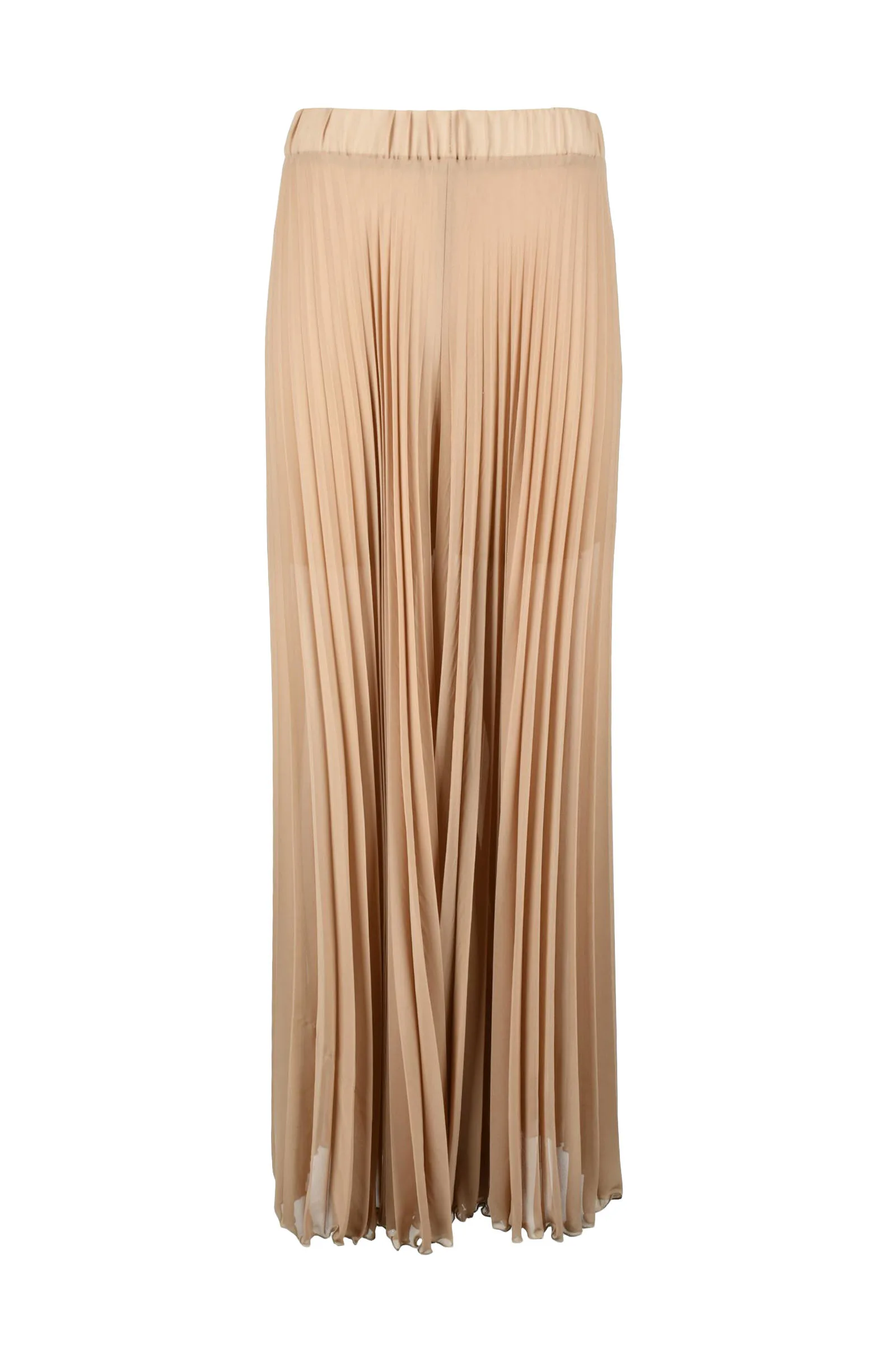 Pantalone plissettato Beige