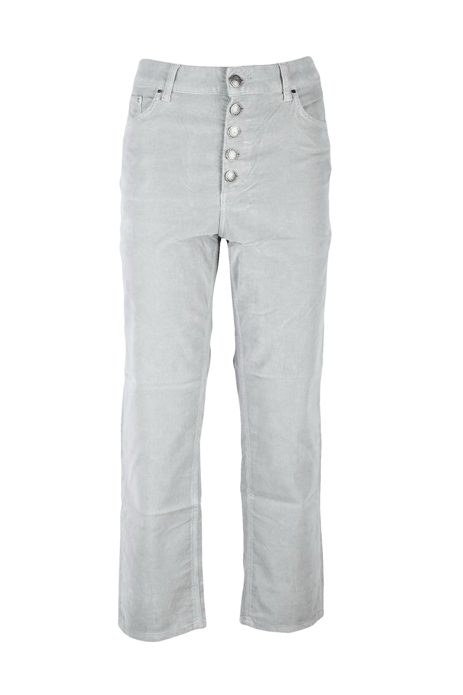 Pantalone Koons in Velluto Grigio