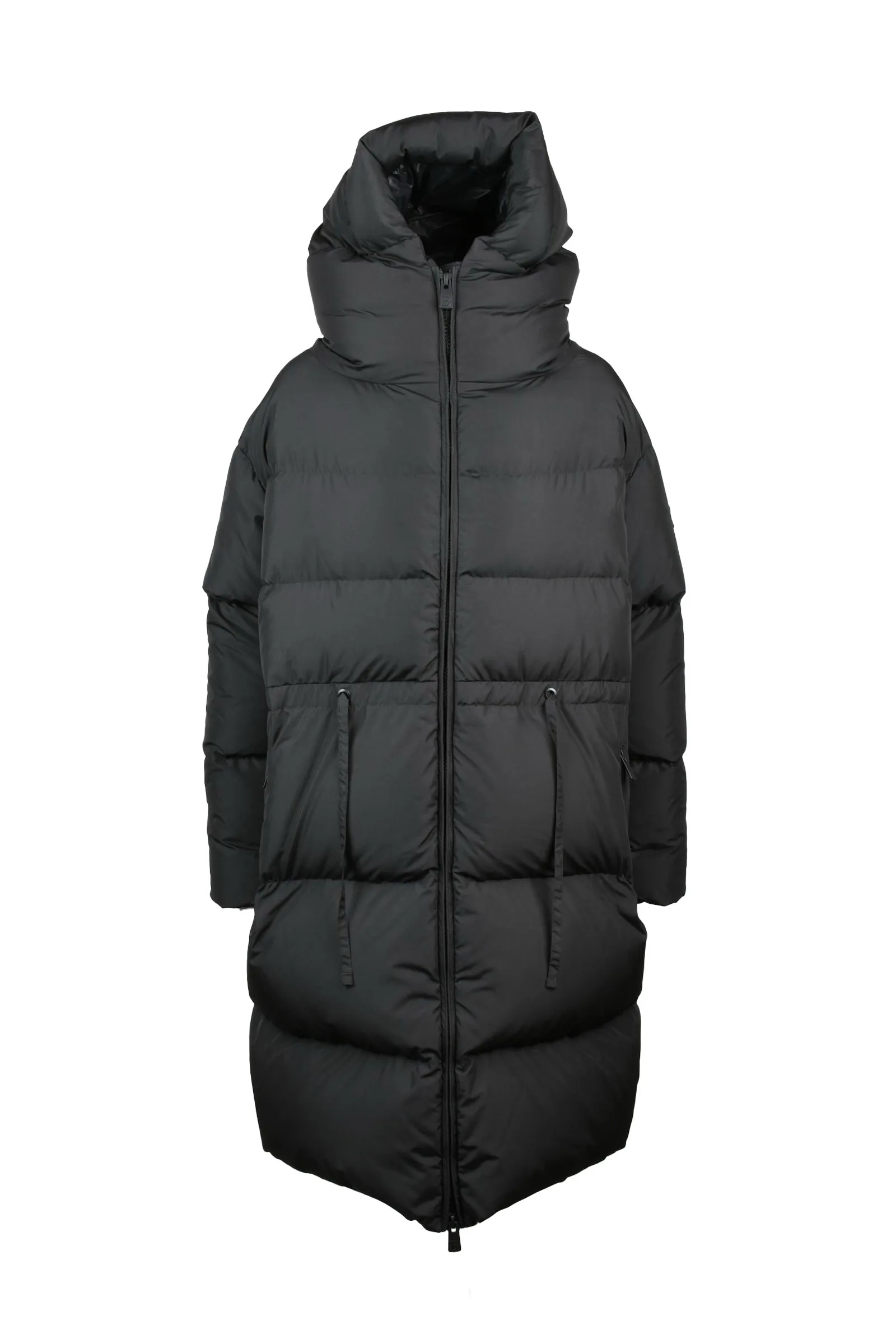 Schwarze Daunenjacke